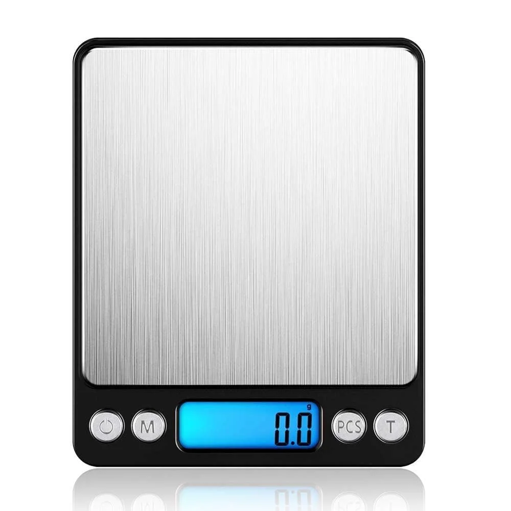 ترازوی آشپزخانه دیجیتال بولیوی، ترازوی دیجیتال آشپزخانه ضد آب IPX6، ترازوی آشپزخانه دیجیتال استیل ضد زنگ برای وزن گیری گرم و اونس برای پخت و پز، 3 کیلوگرم/0.1 گرم دقت بالا