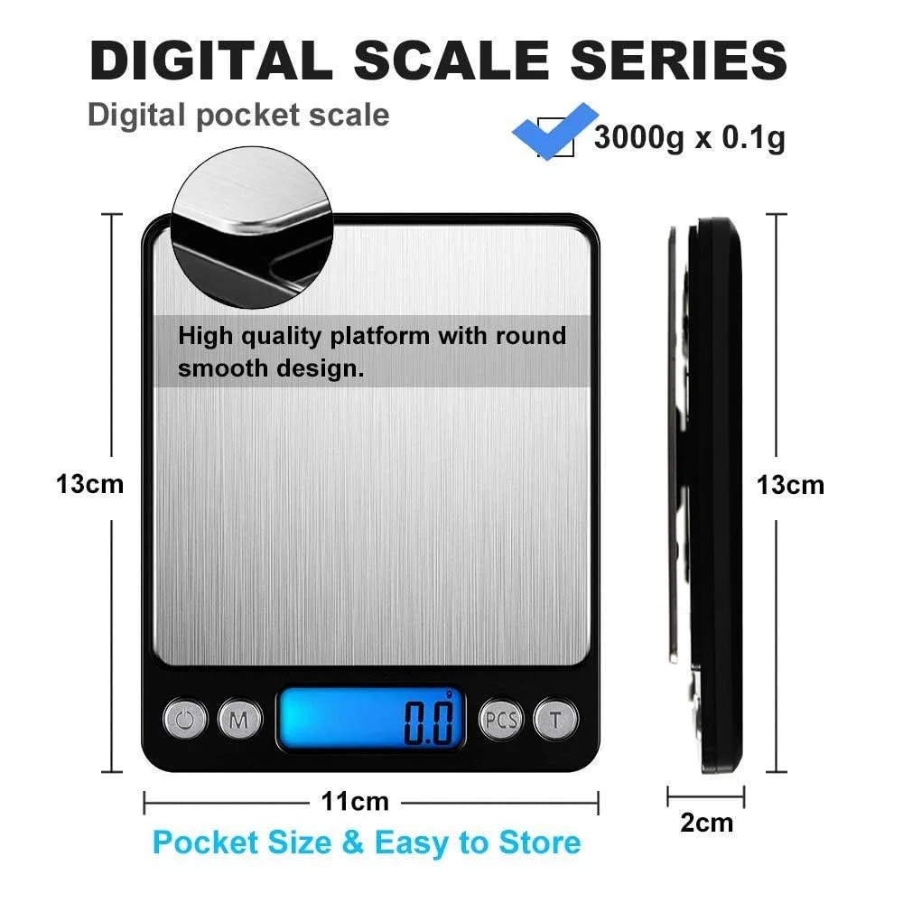 ترازوی آشپزخانه دیجیتال بولیوی، ترازوی دیجیتال آشپزخانه ضد آب IPX6، ترازوی آشپزخانه دیجیتال استیل ضد زنگ برای وزن گیری گرم و اونس برای پخت و پز، 3 کیلوگرم/0.1 گرم دقت بالا