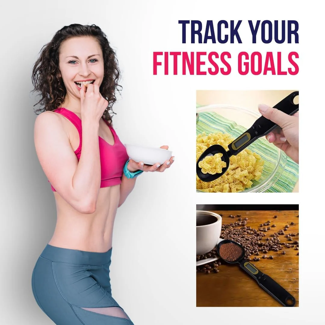 ترازو قاشقی دیجیتال BRANDSFINITY، ابزار اندازه گیری دقیق برای استفاده در آشپزخانه و آزمایشگاه، ترازوی کوچک غذا برای آشپزخانه و مصارف گوناگون، مشکی ترازو قاشقی دیجیتال BRANDSFINITY، ابزار اندازه گیری دقیق برای استفاده در آشپزخانه و آزمایشگاه، ترازوی کوچک غذا برای آشپزخانه و مصارف گوناگون، مشکی