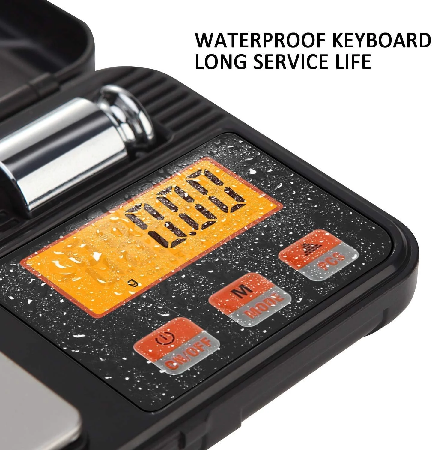 ترازوی دیجیتال ECVV با ظرفیت 200 گرم و دقت 0.01 گرم، اندازه جیبی، دارای وزنه کالیبراسیون 50 گرمی، 6 واحد تبدیل، صفحه نمایش LCD با نور پس زمینه، مناسب برای جواهرات/دارو/غذا/پودر/سکه