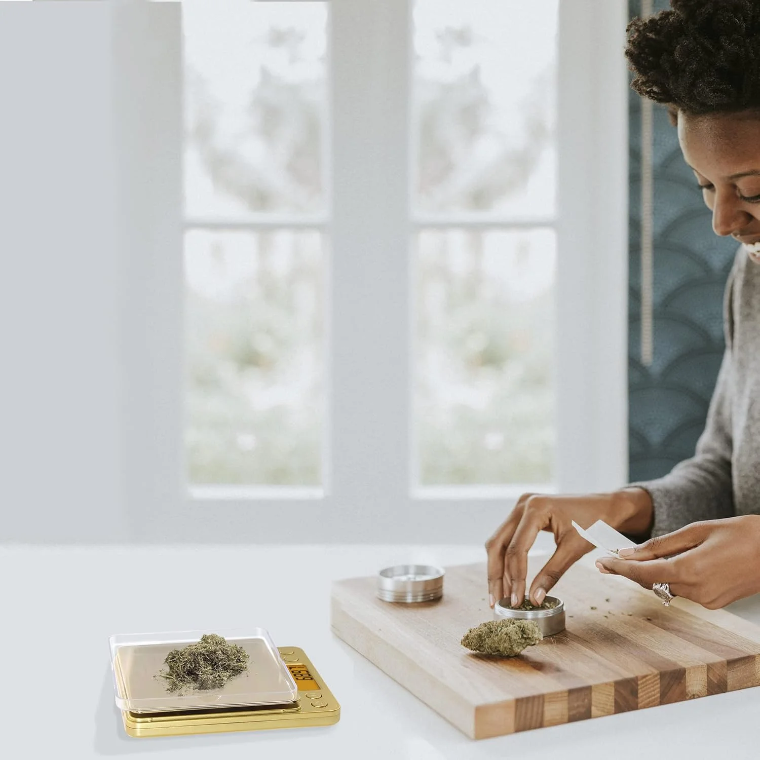 ترازوی دیجیتال Fuzion با دقت 0.01 گرم، ترازوی کوچک 500 گرمی برای جواهرات کوچک، طلا، گیاهان دارویی، ادویه جات - وزن بر حسب گرم و اونس