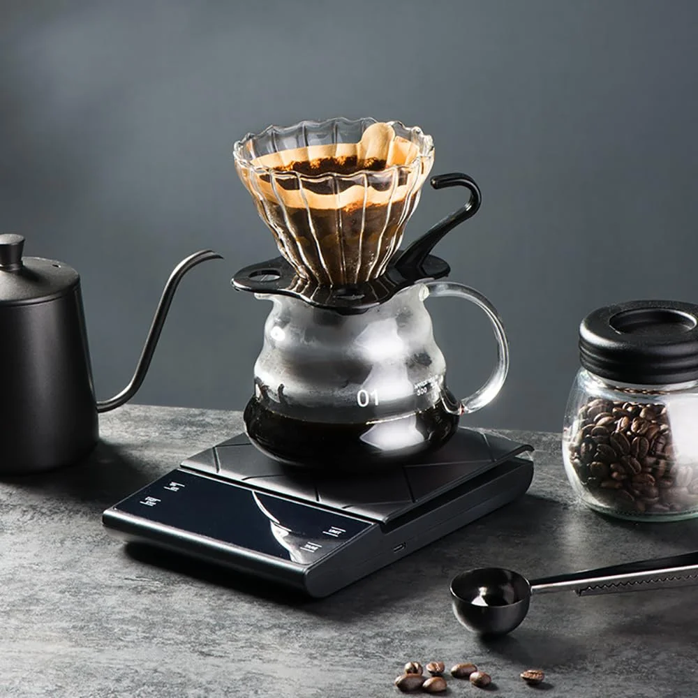 ترازوی دیجیتال قهوه با تایمر، 3 کیلوگرم/0.1 گرم دقت بالا، ترازوی اسپرسو و مواد غذایی آشپزخانه، ترازوی چند منظوره گرم برای دم کردن قهوه، پخت و پز، جواهرات ترازوی دیجیتال قهوه با تایمر، 3 کیلوگرم/0.1 گرم دقت بالا، ترازوی اسپرسو و مواد غذایی آشپزخانه، ترازوی چند منظوره گرم برای دم کردن قهوه، پخت و پز، جواهرات