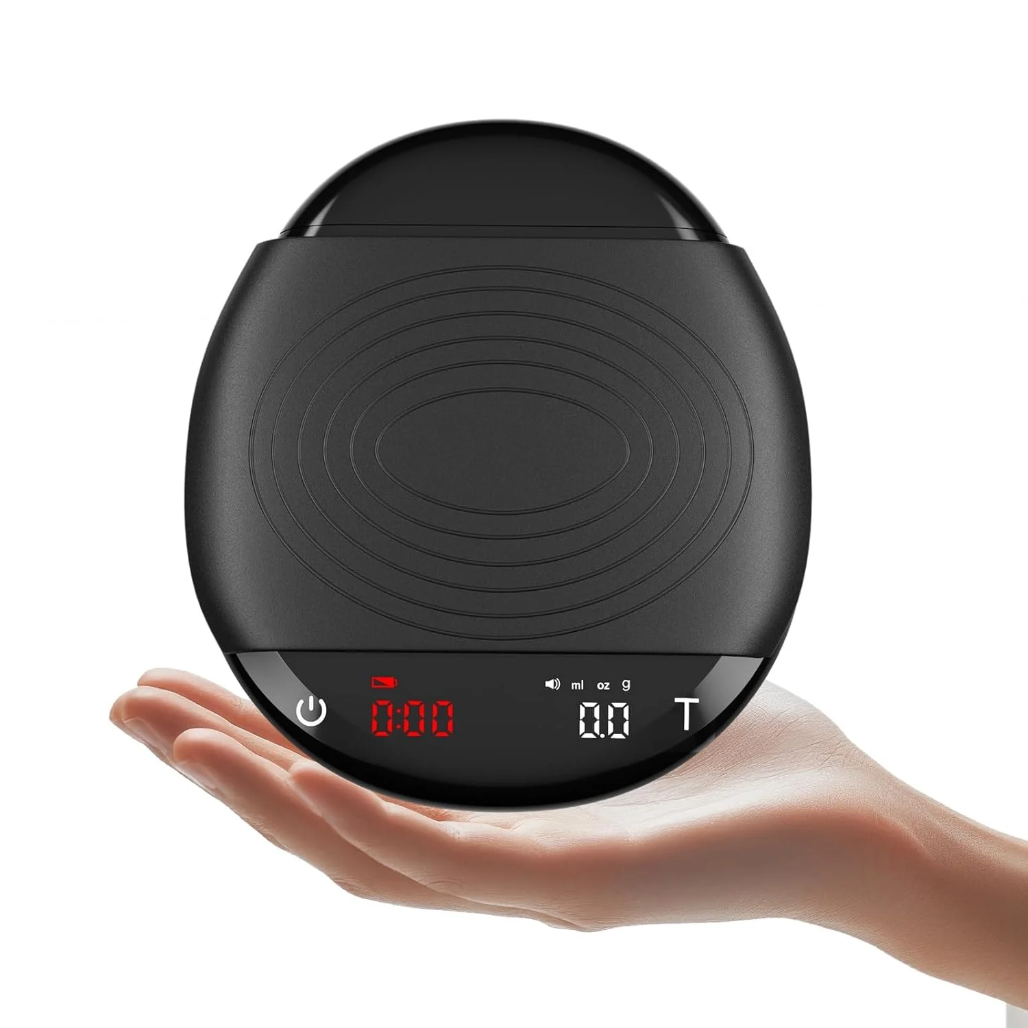 ترازوی دیجیتال قهوه BIGTHREE با تایمر، ترازوی آشپزخانه، ترازوی اسپرسو، دقت بالا، هوشمند قابل شارژ برای قهوه دمی قابل حمل، اندازه گیری مواد غذایی آشپزخانه مشکی 2 کیلوگرم/0.1 گرم ترازوی دیجیتال قهوه BIGTHREE با تایمر، ترازوی آشپزخانه، ترازوی اسپرسو، دقت بالا، هوشمند قابل شارژ برای قهوه دمی قابل حمل، اندازه گیری مواد غذایی آشپزخانه مشکی 2 کیلوگرم/0.1 گرم