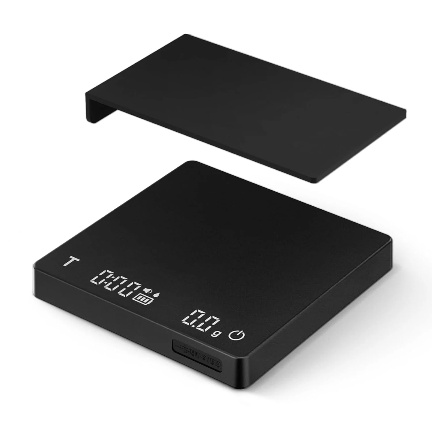 ترازوی قهوه مینی MHW-3BOMBER با تایمر، ترازوی اسپرسو قابل شارژ با حسگر گرانشی، ترازوی دقیق 2 کیلوگرمی/0.1 گرمی برای قهوه اسپرسو و پور-اور، ترازوی دیجیتال آشپزخانه قابل حمل، مشکی ES6029B-OS ترازوی قهوه مینی MHW-3BOMBER با تایمر، ترازوی اسپرسو قابل شارژ با حسگر گرانشی، ترازوی دقیق 2 کیلوگرمی/0.1 گرمی برای قهوه اسپرسو و پور-اور، ترازوی دیجیتال آشپزخانه قابل حمل، مشکی ES6029B-OS