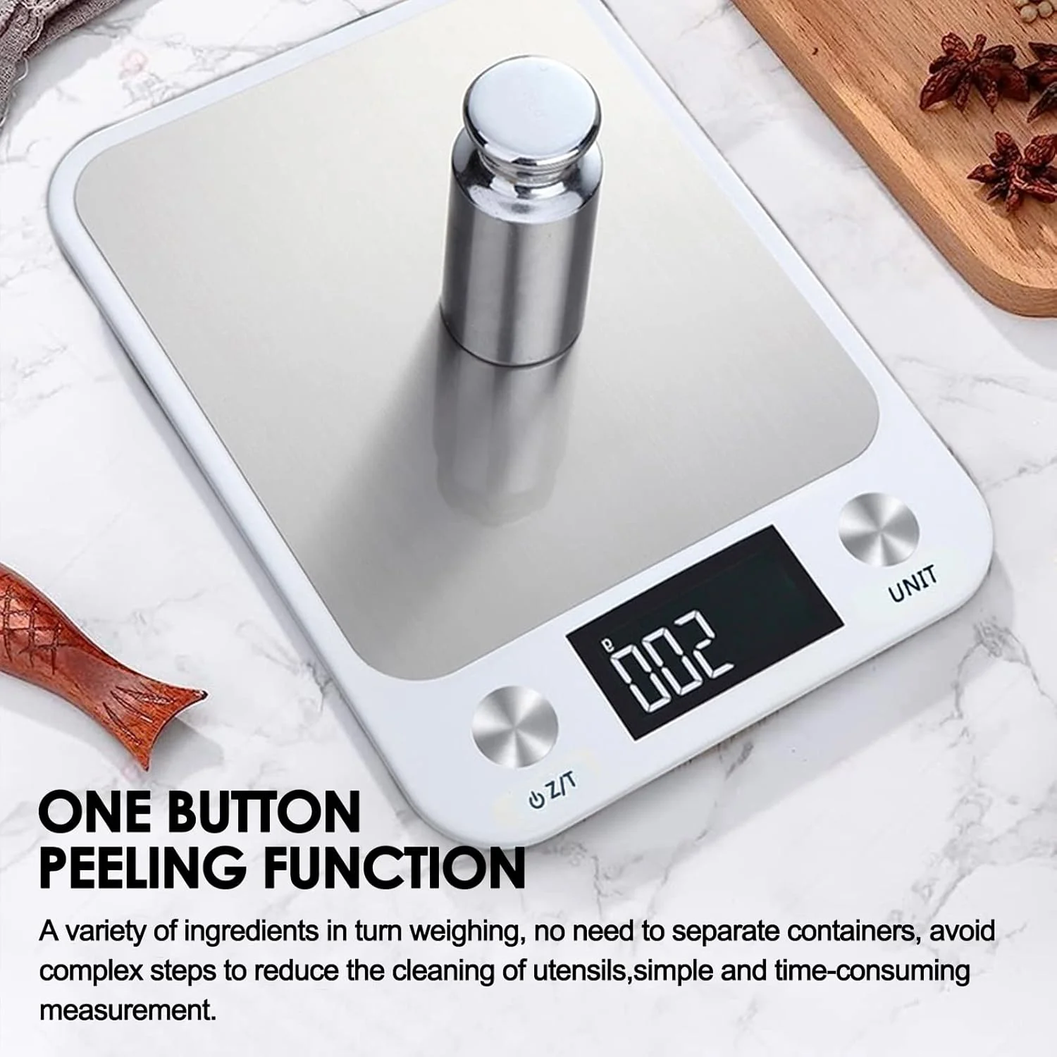 ترازوی آشپزخانه ضد آب، ترازوی دیجیتال 15 کیلوگرمی برای پخت و پز، وزن بر حسب گرم و اونس، دقت 1 گرم / 0.1 اونس ترازوی آشپزخانه ضد آب، ترازوی دیجیتال 15 کیلوگرمی برای پخت و پز، وزن بر حسب گرم و اونس، دقت 1 گرم / 0.1 اونس