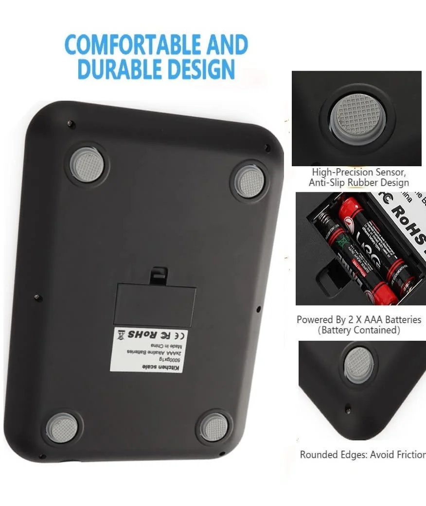 ترازوی آشپزخانه دیجیتال پنگ جنرال، صفحه استیل ضد زنگ، فوق العاده باریک/چند منظوره با دقت بالا و صفحه نمایش بزرگ LCD/عملکرد تارا برای کاهش وزن (مدل A مشکی 15 کیلوگرم) ترازوی آشپزخانه دیجیتال پنگ جنرال، صفحه استیل ضد زنگ، فوق العاده باریک/چند منظوره با دقت بالا و صفحه نمایش بزرگ LCD/عملکرد تارا برای کاهش وزن (مدل A مشکی 15 کیلوگرم)