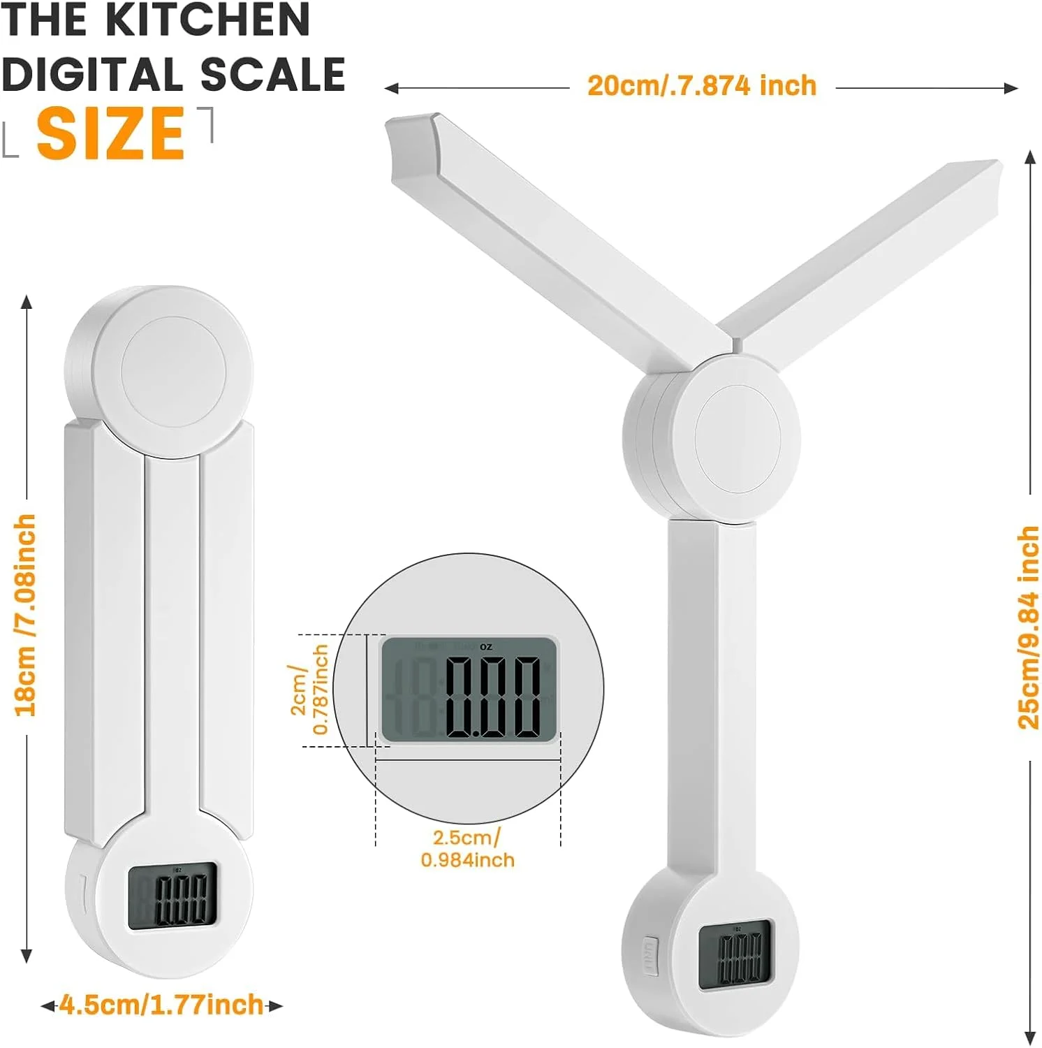ترازوی غذای تاشو نالاکال، ترازوی آشپزخانه دیجیتال، ترازوی کوچک و جمع و جور بسیار دقیق با صفحه نمایش LCD، ترازوی غذای قابل حمل با پشتیبانی از واحدهای متعدد، ترازوی غذای مسافرتی برای اندازه گیری میزان مصرف غذای سالم ترازوی غذای تاشو نالاکال، ترازوی آشپزخانه دیجیتال، ترازوی کوچک و جمع و جور بسیار دقیق با صفحه نمایش LCD، ترازوی غذای قابل حمل با پشتیبانی از واحدهای متعدد، ترازوی غذای مسافرتی برای اندازه گیری میزان مصرف غذای سالم