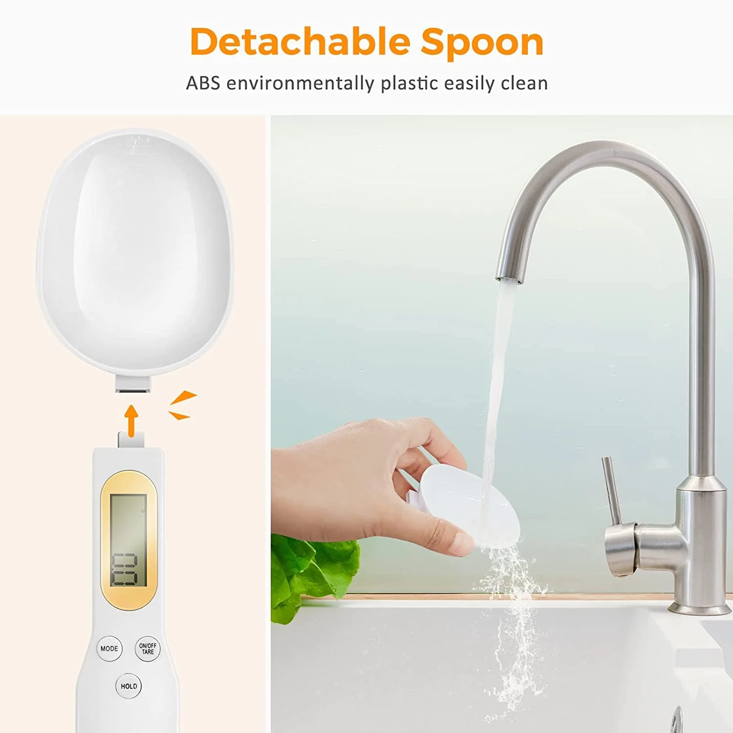 ترازو قاشقی دیجیتال غذا Nnewvante، 500 گرم/0.1 گرم، قاشق اندازه گیری الکترونیکی آشپزخانه، صفحه نمایش LCD با کیفیت بالا، ترازو گرمی دیجیتال دقیق آشپزخانه ترازو قاشقی دیجیتال غذا Nnewvante، 500 گرم/0.1 گرم، قاشق اندازه گیری الکترونیکی آشپزخانه، صفحه نمایش LCD با کیفیت بالا، ترازو گرمی دیجیتال دقیق آشپزخانه