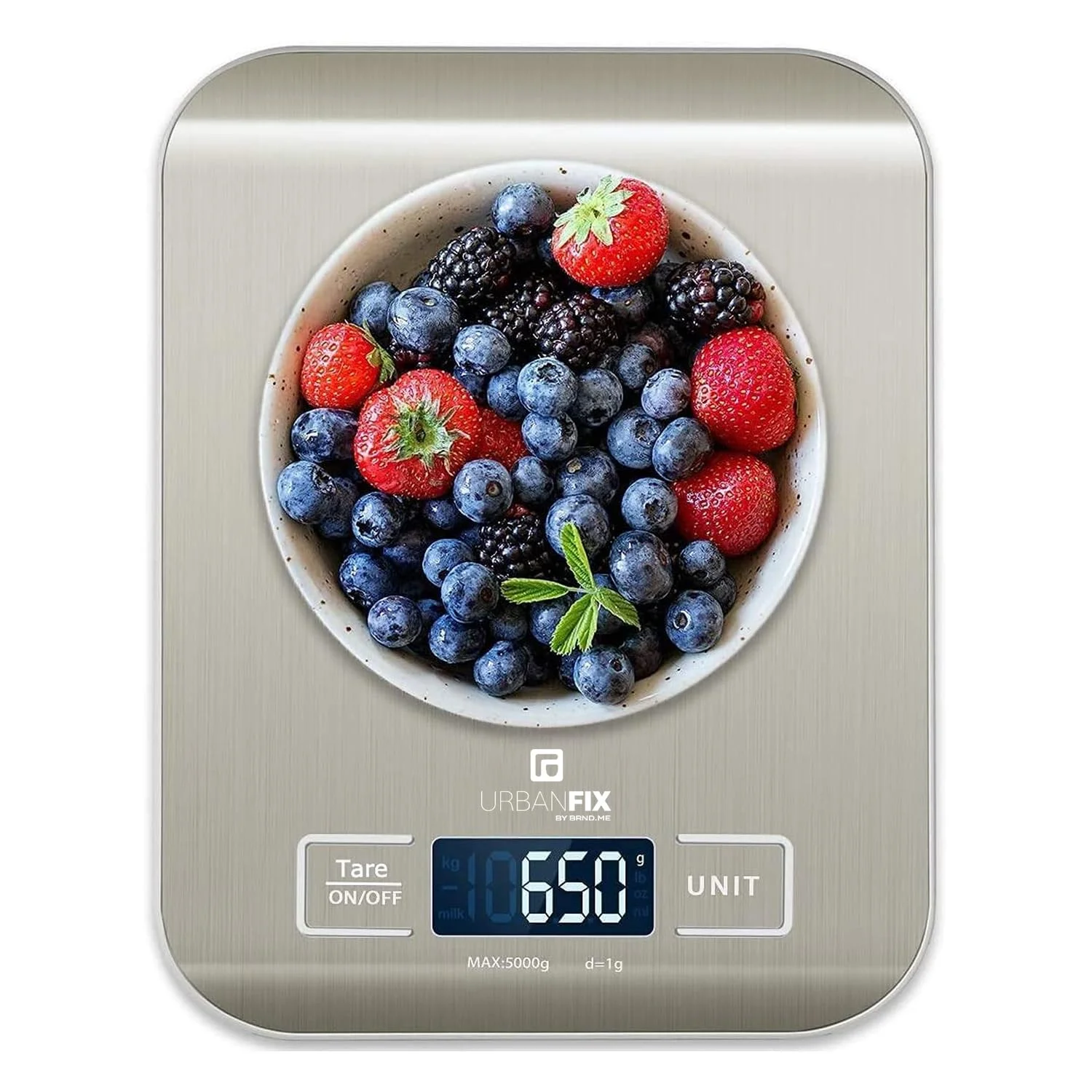 Bulfyss Stainless Steel Digital Kitchen Weighing Scale & Food Weight Machine for Diet, Nutrition, Health, Fitness, Baking & Cooking , Stainless Steel, 18 x 14 x 1 cm Grey Bulfyss Stainless Steel Digital Kitchen Weighing Scale & Food Weight Machine for Diet, Nutrition, Health, Fitness, Baking & Cooking , Stainless Steel, 18 x 14 x 1 cm Grey