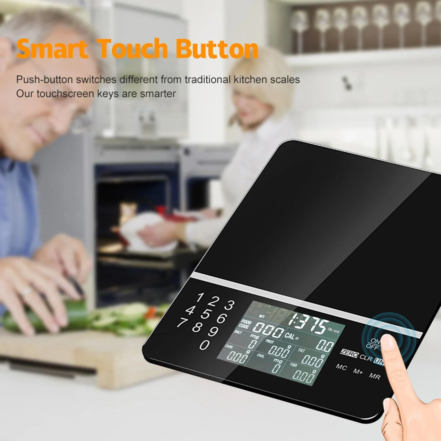 Exrp Food Scale with Nutritional Calculator, Digital Display Nutrition Calorie Calculating for Meal Prep, Kitchen, Baking, Weight Loss, Accurate Weighing Units in Lbs, Grams, Ounces Exrp Food Scale with Nutritional Calculator, Digital Display Nutrition Calorie Calculating for Meal Prep, Kitchen, Baking, Weight Loss, Accurate Weighing Units in Lbs, Grams, Ounces