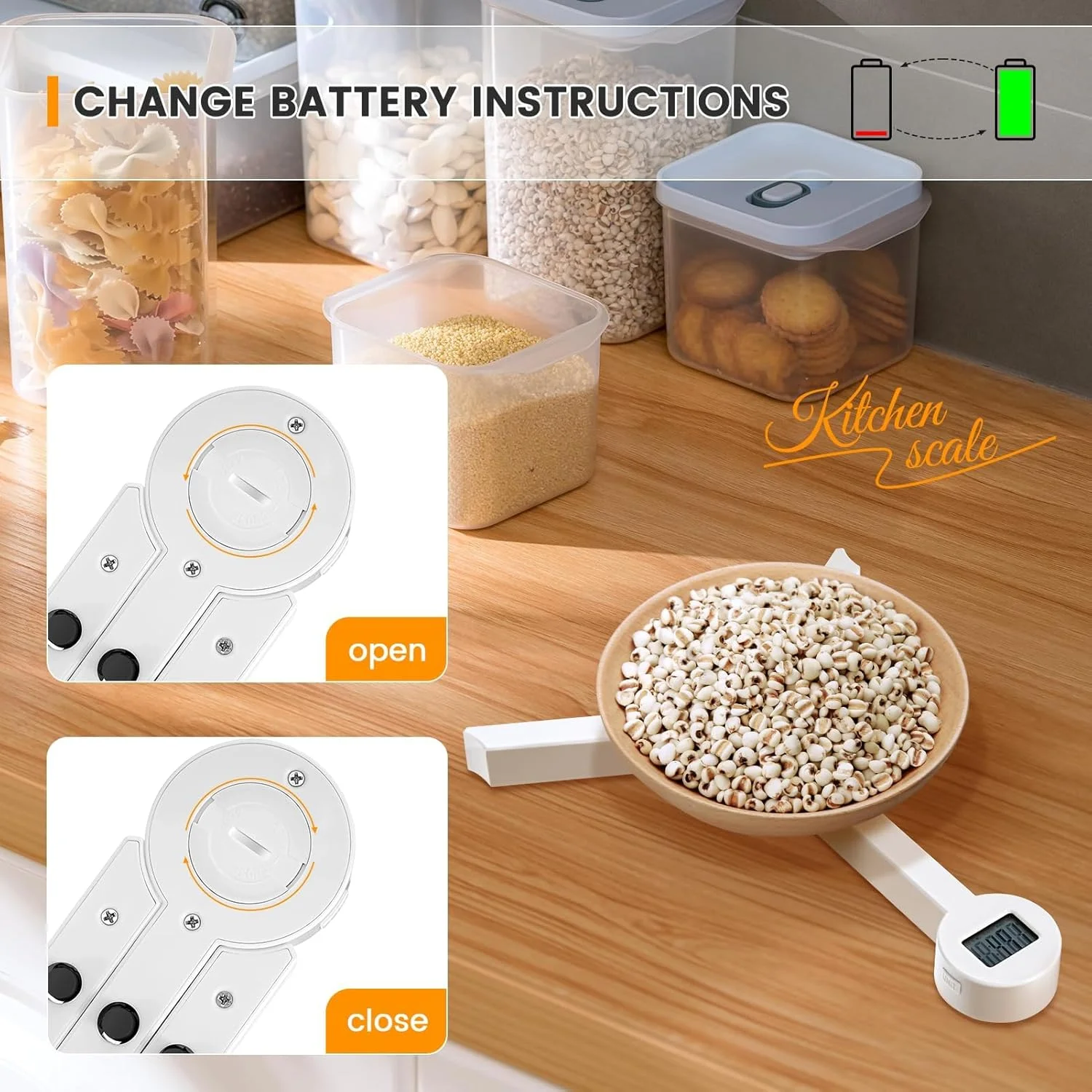 ترازوی غذای تاشو NALACAL، ترازوی آشپزخانه دیجیتال، ترازوی کوچک و بسیار دقیق با صفحه نمایش LCD، ترازوی غذای قابل حمل با پشتیبانی از واحدهای متعدد، ترازوی غذای مسافرتی برای اندازه گیری میزان مصرف غذای سالم ترازوی غذای تاشو NALACAL، ترازوی آشپزخانه دیجیتال، ترازوی کوچک و بسیار دقیق با صفحه نمایش LCD، ترازوی غذای قابل حمل با پشتیبانی از واحدهای متعدد، ترازوی غذای مسافرتی برای اندازه گیری میزان مصرف غذای سالم