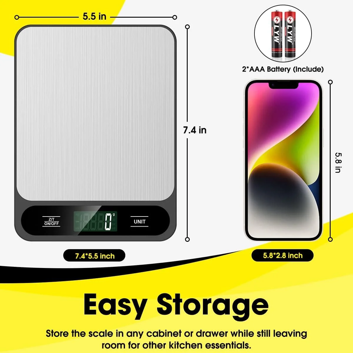 ترازوی آشپزخانه MAKINGTEC، ترازوی دیجیتال آشپزخانه، ترازوی استیل ضد زنگ، 10 کیلوگرم، دقت 1 گرم، مناسب برای پخت و پز، شیرینی پزی، جواهرات، عملکرد تارا (مشکی) ترازوی آشپزخانه MAKINGTEC، ترازوی دیجیتال آشپزخانه، ترازوی استیل ضد زنگ، 10 کیلوگرم، دقت 1 گرم، مناسب برای پخت و پز، شیرینی پزی، جواهرات، عملکرد تارا (مشکی)