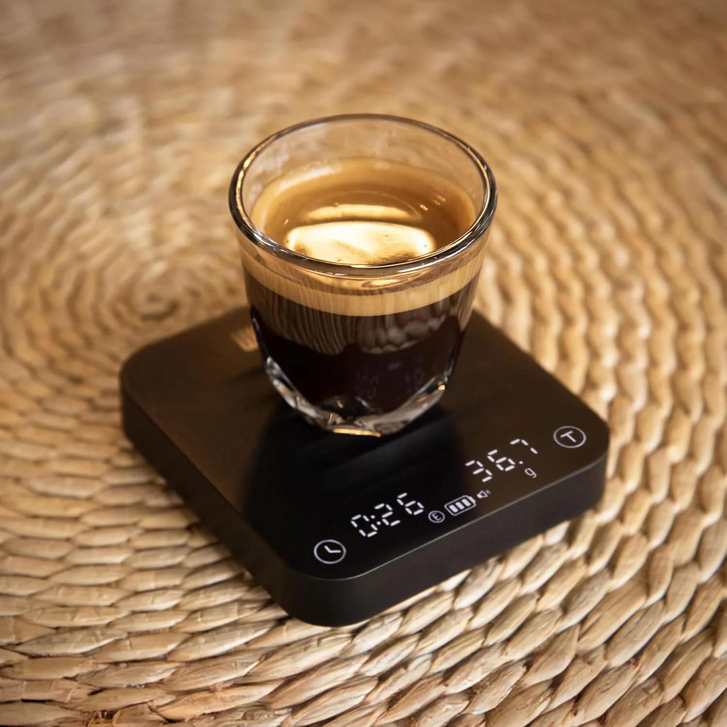 ترازوی قهوه WACACO Exagram Pro با تایمر، ترازوی هوشمند اسپرسو با زمانبندی خودکار، ترازوی دیجیتال کوچک قابل شارژ برای وزنکشی قهوه گرم، اونس و میلیلیتر، ترازوی آشپزخانه مواد غذایی، مشکی ترازوی قهوه WACACO Exagram Pro با تایمر، ترازوی هوشمند اسپرسو با زمانبندی خودکار، ترازوی دیجیتال کوچک قابل شارژ برای وزنکشی قهوه گرم، اونس و میلیلیتر، ترازوی آشپزخانه مواد غذایی، مشکی