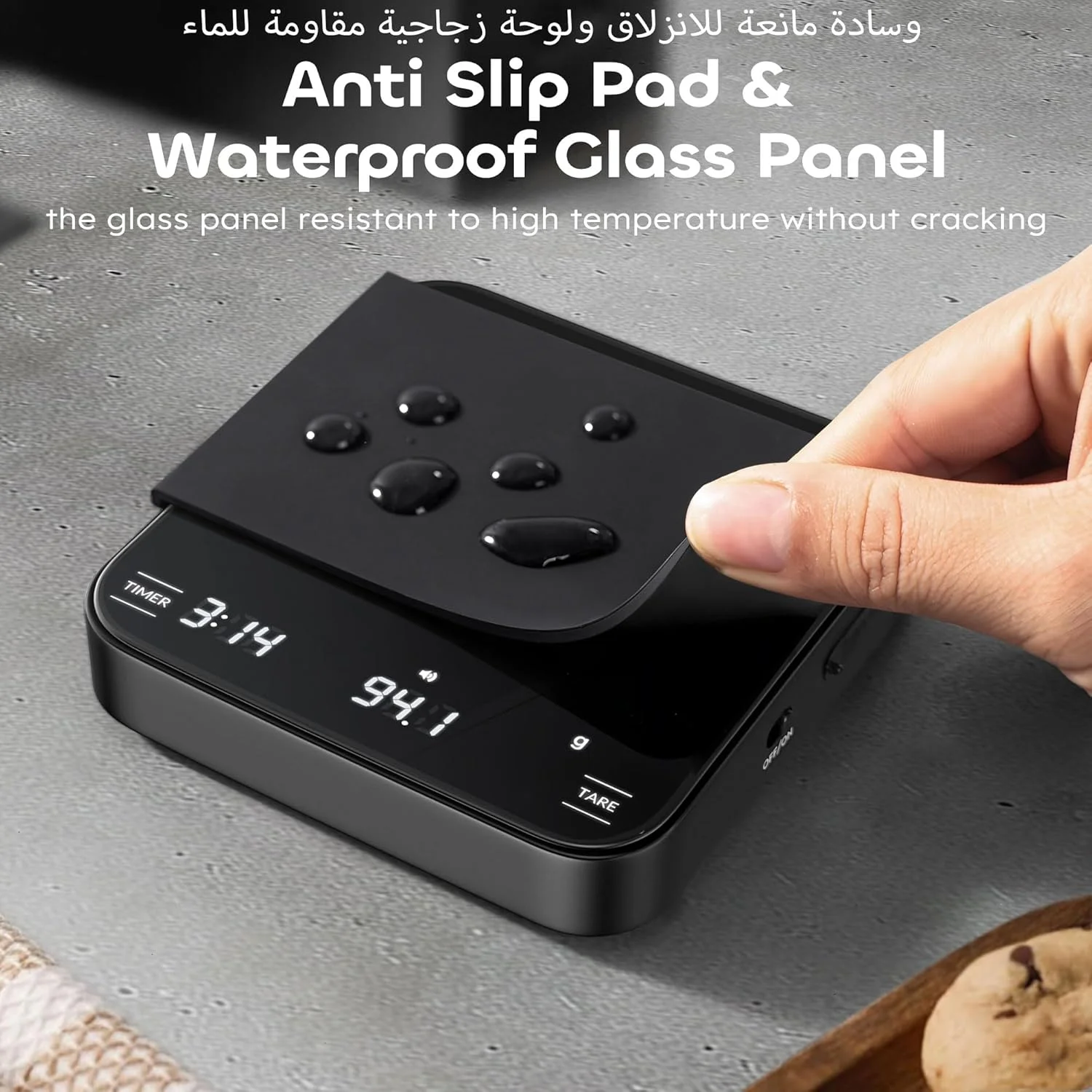 ترازوی قهوه CONOYAR با تایمر، 2 کیلوگرم/0.1 گرم ترازوی اسپرسو قطره ای با دقت بالا با عملکرد صفر کننده برای اسپرسو و قهوه پور اور، ترازوی دیجیتال کوچک آشپزخانه قابل شارژ با صفحه نمایش LED، قابل حمل ترازوی قهوه CONOYAR با تایمر، 2 کیلوگرم/0.1 گرم ترازوی اسپرسو قطره ای با دقت بالا با عملکرد صفر کننده برای اسپرسو و قهوه پور اور، ترازوی دیجیتال کوچک آشپزخانه قابل شارژ با صفحه نمایش LED، قابل حمل