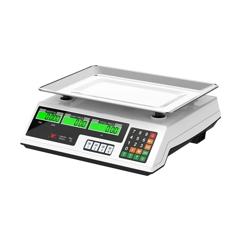 ترازوی دیجیتال | ظرفیت 40 کیلوگرم | عملکرد تارا | مدل YZ-218 | نمایشگر LED قرمز | باتری قابل شارژ با آداپتور | دوشاخه BS | سفید ترازوی دیجیتال | ظرفیت 40 کیلوگرم | عملکرد تارا | مدل YZ-218 | نمایشگر LED قرمز | باتری قابل شارژ با آداپتور | دوشاخه BS | سفید