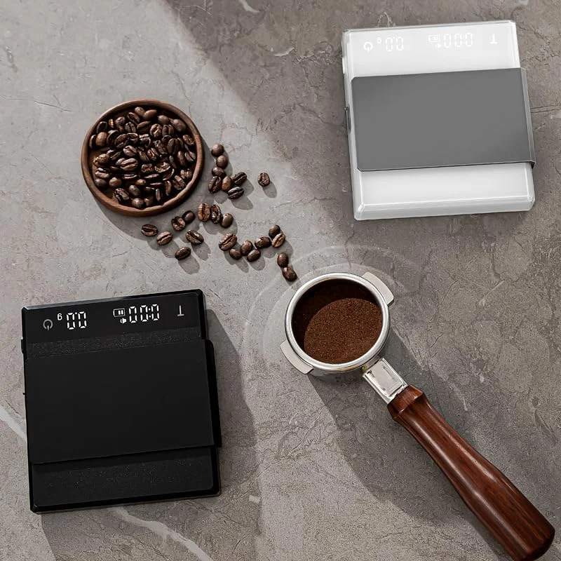 ترازوی قهوه KharWette با تایمر برای قهوه ساز اسپرسو، قابل شارژ با Type-C، ترازوی هوشمند آشپزخانه با خاموشی خودکار، نمایشگر LED با پد ضد آب، 2000 گرم، مشکی (مشکی، متوسط) ترازوی قهوه KharWette با تایمر برای قهوه ساز اسپرسو، قابل شارژ با Type-C، ترازوی هوشمند آشپزخانه با خاموشی خودکار، نمایشگر LED با پد ضد آب، 2000 گرم، مشکی (مشکی، متوسط)
