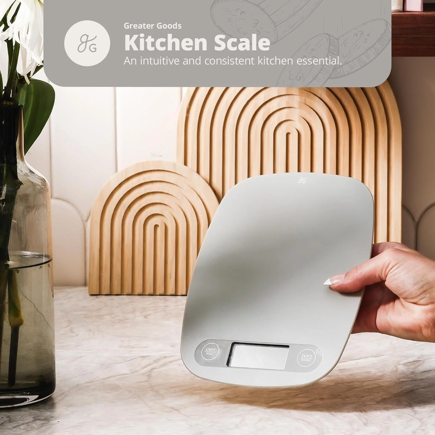 ترازوی آشپزخانه دیجیتال فوق العاده باریک چند منظوره، با دکمه لمسی، نمایشگر دیجیتال وزن را بر حسب گرم، اونس، میلی لیتر نشان می دهد، مناسب برای آماده سازی غذا، پخت و پز، شیرینی پزی، 5 کیلوگرم (خاکستری)