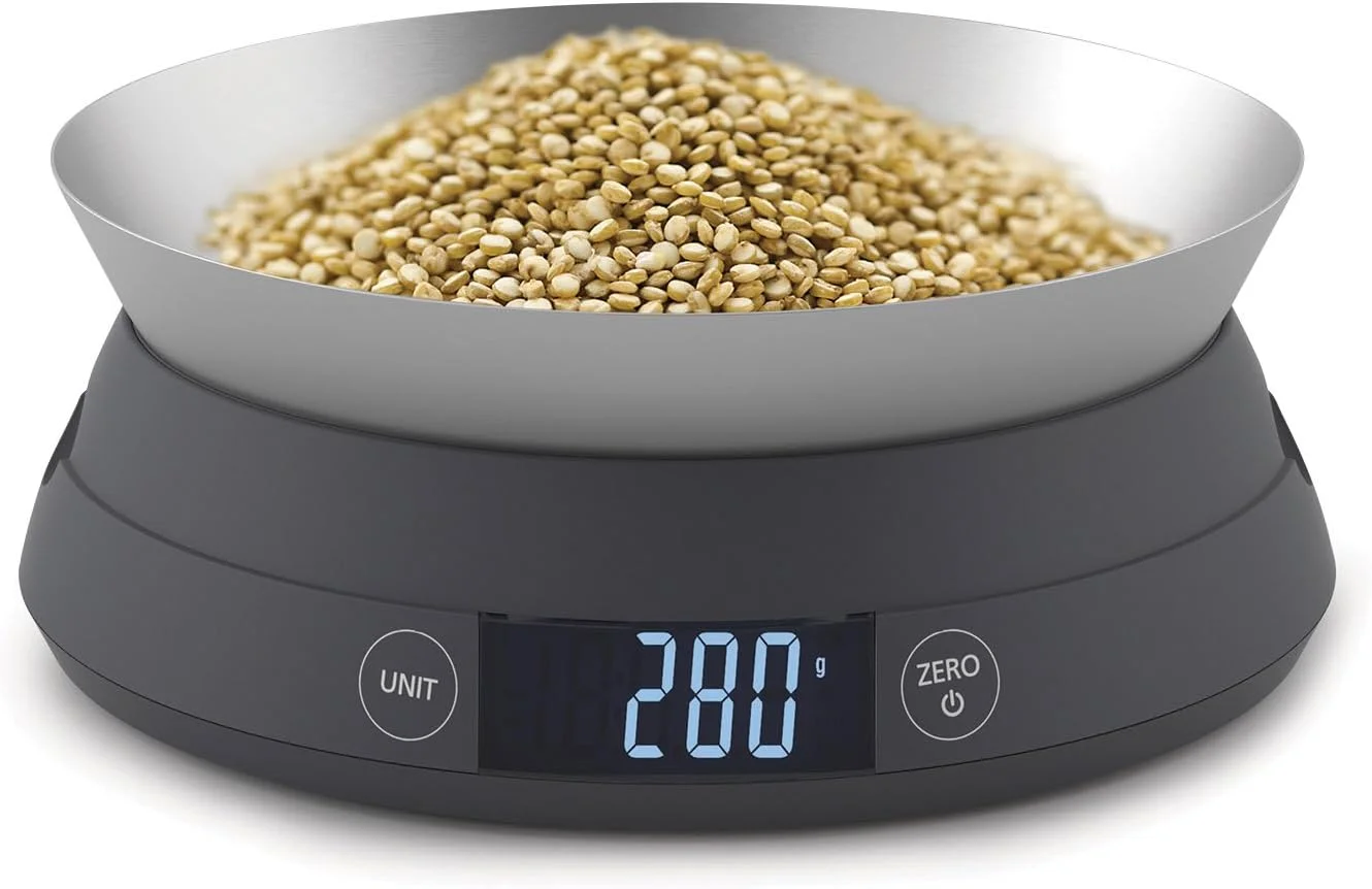 ترازوی دیجیتال جوزف جوزف مدل 40054 Switchscale با درب برگردان خاکستری ترازوی دیجیتال جوزف جوزف مدل 40054 Switchscale با درب برگردان خاکستری