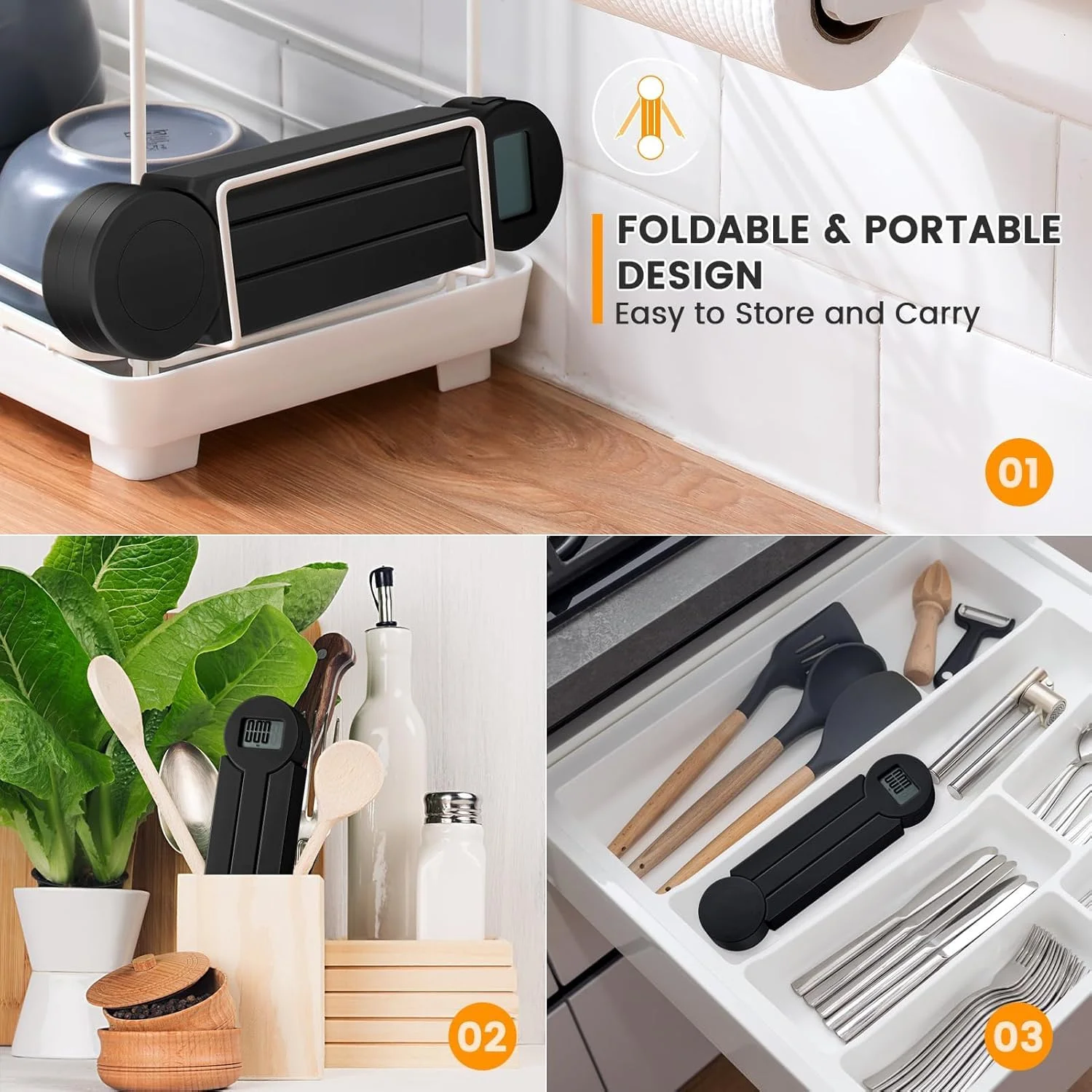 ترازوی غذای تاشو مینی قابل حمل LBOYLOVE®، ترازوی آشپزخانه برای غذا، ترازوی کوچک فشرده بسیار دقیق با صفحه نمایش LCD، کنترل کالری، اندازه گیری میزان مصرف سالم (مشکی) ترازوی غذای تاشو مینی قابل حمل LBOYLOVE®، ترازوی آشپزخانه برای غذا، ترازوی کوچک فشرده بسیار دقیق با صفحه نمایش LCD، کنترل کالری، اندازه گیری میزان مصرف سالم (مشکی)