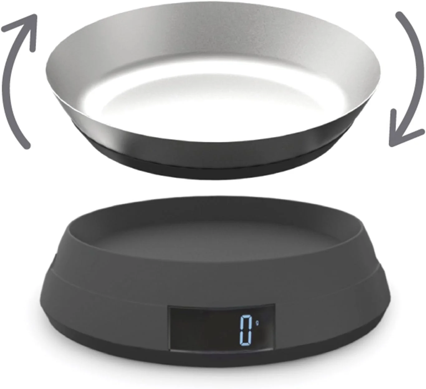ترازوی دیجیتال جوزف جوزف مدل 40054 Switchscale با درب برگردان خاکستری ترازوی دیجیتال جوزف جوزف مدل 40054 Switchscale با درب برگردان خاکستری