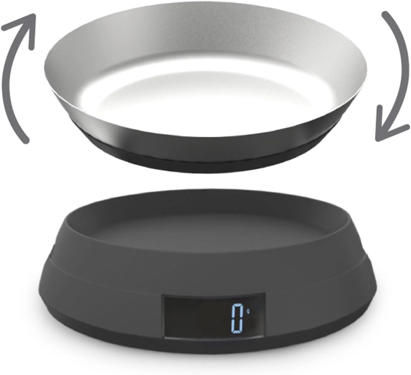 ترازوی دیجیتال جوزف جوزف مدل 40054 Switchscale با درب برگردان خاکستری ترازوی دیجیتال جوزف جوزف مدل 40054 Switchscale با درب برگردان خاکستری