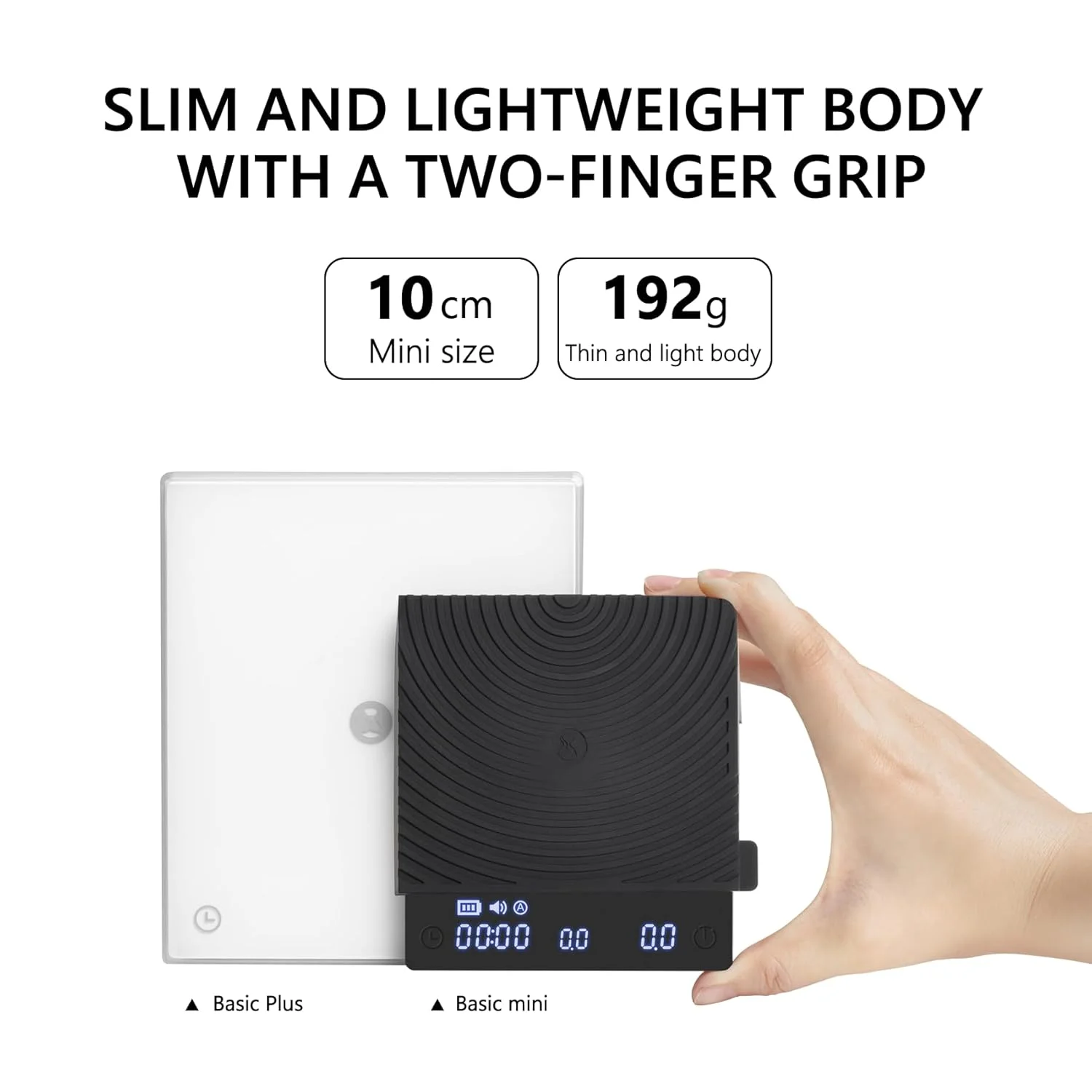 ترازوی قهوه تایمور مدل Basic Mini، ترازوی اسپرسو الکترونیکی چند منظوره، ترازوی دیجیتال قطره ای با تایمر، ترازوی آشپزخانه دیجیتال فوق العاده نازک و سبک برای پخت و پز ترازوی قهوه تایمور مدل Basic Mini، ترازوی اسپرسو الکترونیکی چند منظوره، ترازوی دیجیتال قطره ای با تایمر، ترازوی آشپزخانه دیجیتال فوق العاده نازک و سبک برای پخت و پز