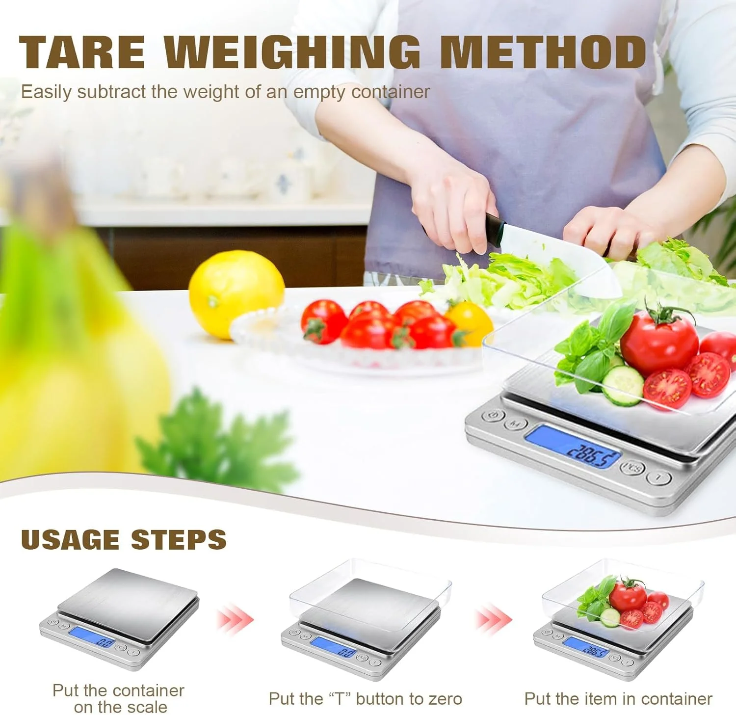 ترازوی غذا، ترازوی دیجیتال آشپزخانه، ترازوی چند منظوره آشپزخانه، لوازم کوچک آشپزخانه، ترازوی بادوام دیجیتال غذا برای پخت، جواهرات، گیاهان، ادویه جات، 9 واحد تبدیل، 12.7x10.6x1.8 میلی متر ترازوی غذا، ترازوی دیجیتال آشپزخانه، ترازوی چند منظوره آشپزخانه، لوازم کوچک آشپزخانه، ترازوی بادوام دیجیتال غذا برای پخت، جواهرات، گیاهان، ادویه جات، 9 واحد تبدیل، 12.7x10.6x1.8 میلی متر