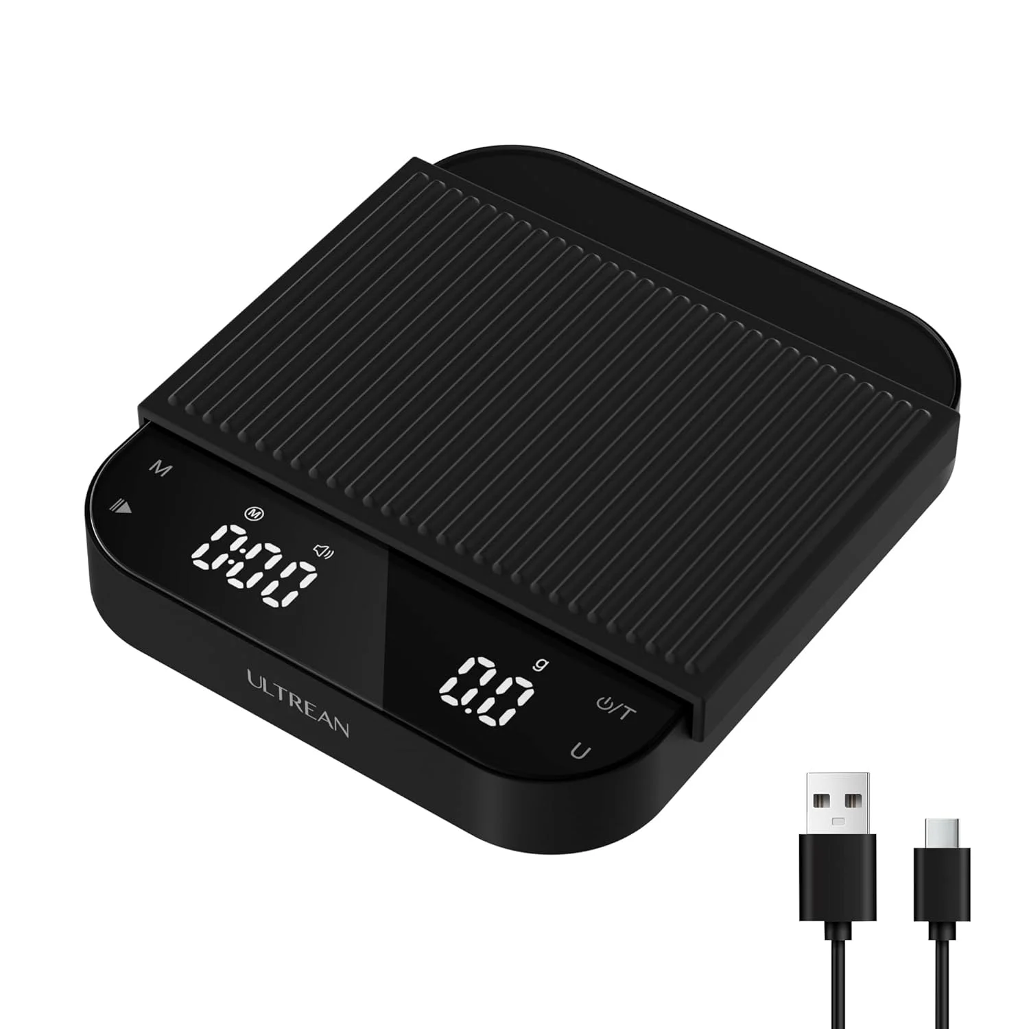 ترازوی قهوه التریان با تایمر، 3 کیلوگرم/0.1 گرم ترازوی اسپرسو قطره ای با دقت بالا با صفر کننده خودکار، ترازوی غذای آشپزخانه قابل شارژ با LED دیجیتال، سنسور لمسی و پوشش سیلیکونی، 6 واحد ترازوی قهوه التریان با تایمر، 3 کیلوگرم/0.1 گرم ترازوی اسپرسو قطره ای با دقت بالا با صفر کننده خودکار، ترازوی غذای آشپزخانه قابل شارژ با LED دیجیتال، سنسور لمسی و پوشش سیلیکونی، 6 واحد