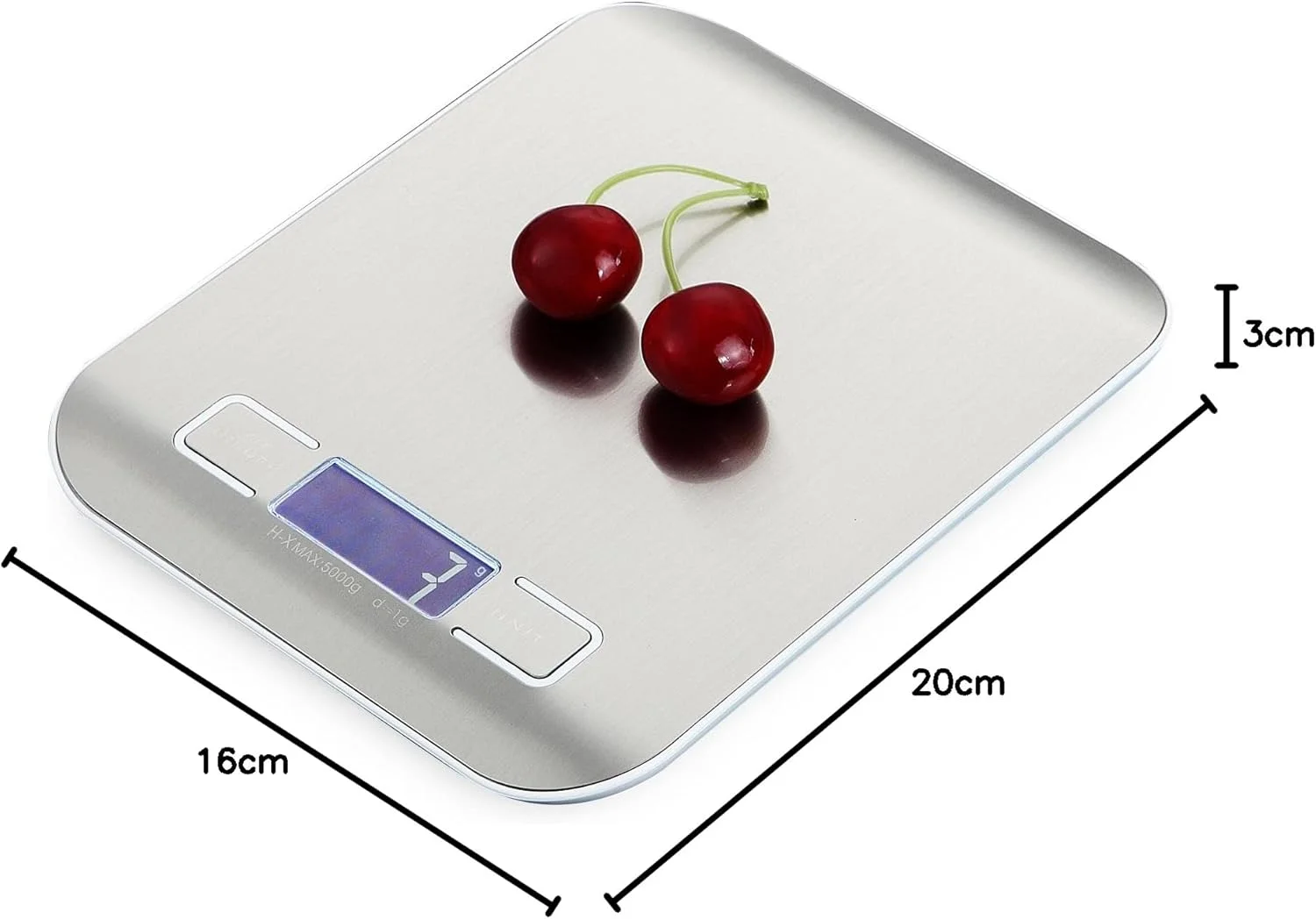 ترازوی آشپزخانه ترازوی دیجیتال چند منظوره مواد غذایی