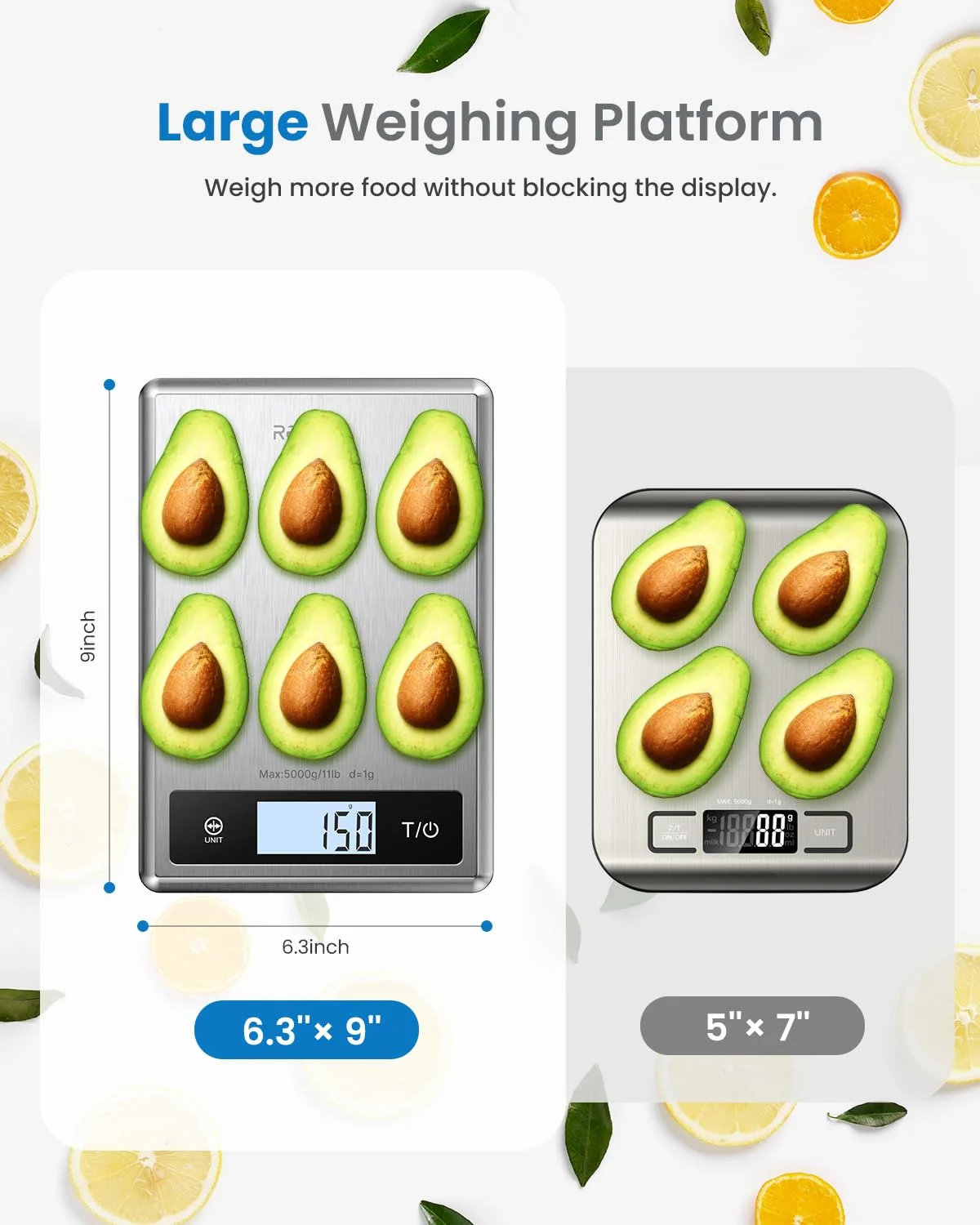 ترازوی هوشمند آشپزخانه RENPHO، ترازوی دیجیتال غذا برای اندازه گیری اونس و گرم، ترازوی قهوه با اپلیکیشن محاسبه گر تغذیه برای کتو، ماکرو، کالری، کاهش وزن، دقت بالا، استیل ضد زنگ ترازوی هوشمند آشپزخانه RENPHO، ترازوی دیجیتال غذا برای اندازه گیری اونس و گرم، ترازوی قهوه با اپلیکیشن محاسبه گر تغذیه برای کتو، ماکرو، کالری، کاهش وزن، دقت بالا، استیل ضد زنگ