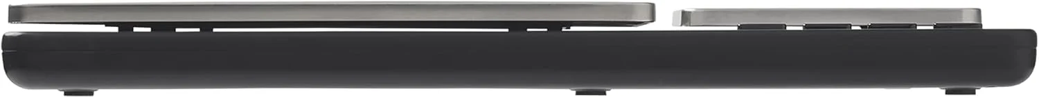 ترازوی دیجیتال دو پلتفرمی آشپزخانه و مواد غذایی KitchenAid KQ909، ظرفیت 5 کیلوگرم و دقت 450 گرم، مشکی با استیل ضد زنگ