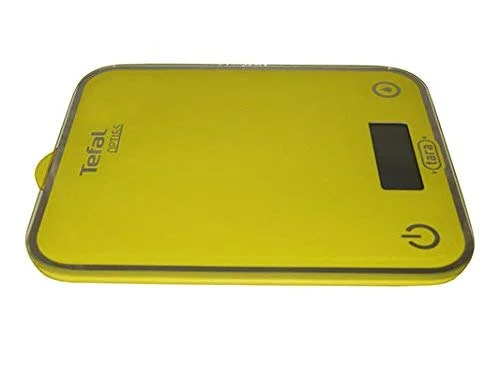 ترازوی آشپزخانه الکترونیکی تفال مدل Optiss BC5002V2 با ظرفیت 5 کیلوگرم و دقت 1 گرم، دارای عملکرد صفر کردن، تبدیل واحد، صفحه نمایش LCD و رنگ سبز انیسونی