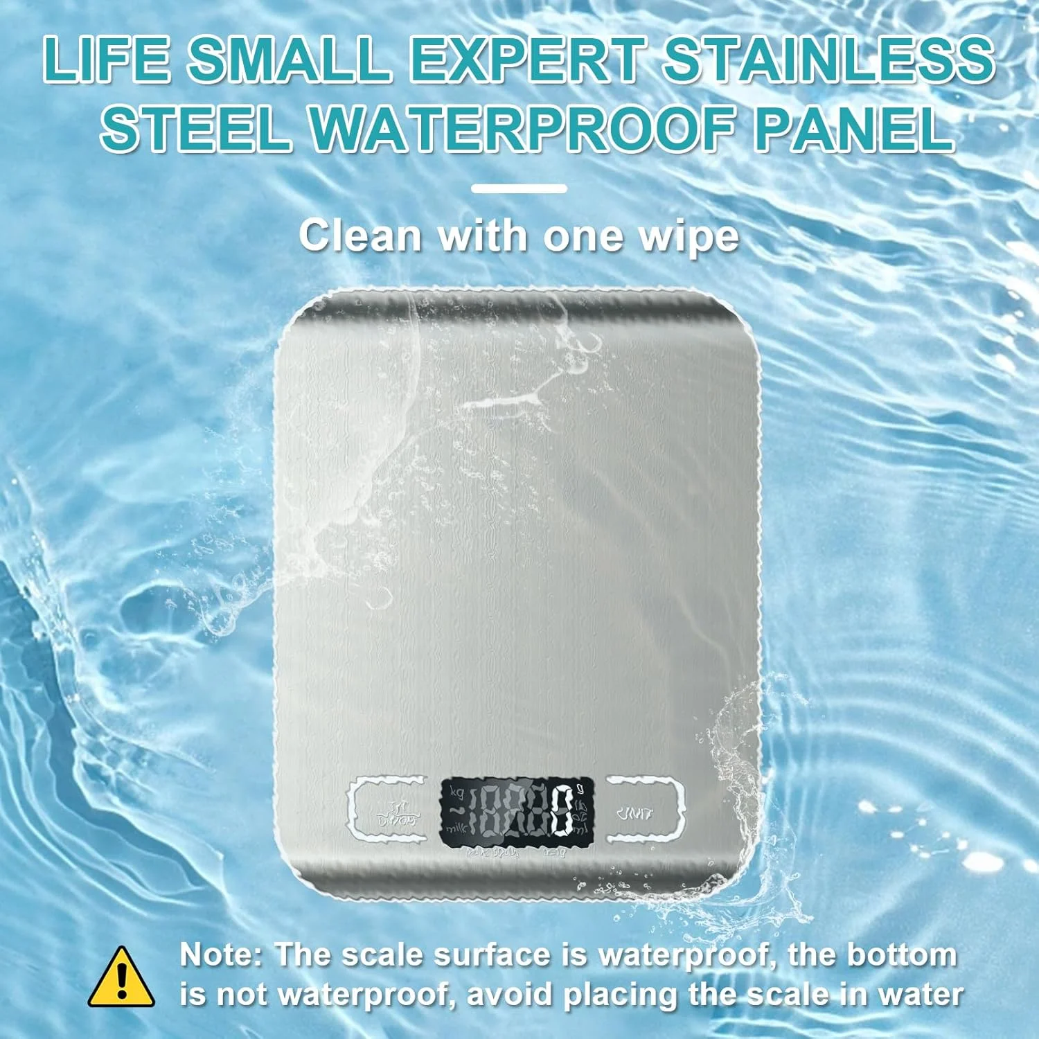 ترازوی آشپزخانه SOYOK، ترازوی هوشمند مواد غذایی با وزن 5 کیلوگرم، با سطح استیل ضد زنگ، تبدیل 6 واحد (شامل 2 عدد باتری AAA) ترازوی آشپزخانه SOYOK، ترازوی هوشمند مواد غذایی با وزن 5 کیلوگرم، با سطح استیل ضد زنگ، تبدیل 6 واحد (شامل 2 عدد باتری AAA)