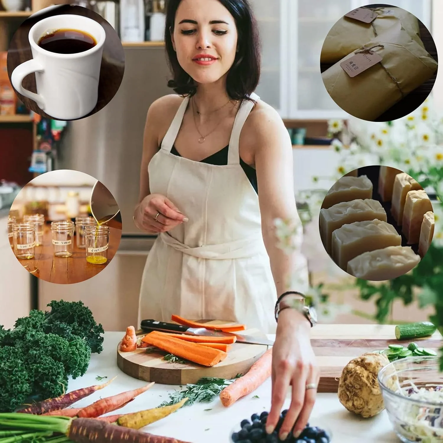 ترازوی آشپزخانه دیجیتال OFFICESU، ترازوی غذای چند منظوره، 10 کیلوگرم/22 پوند، نقره ای، استیل ضد زنگ (شامل باتری)