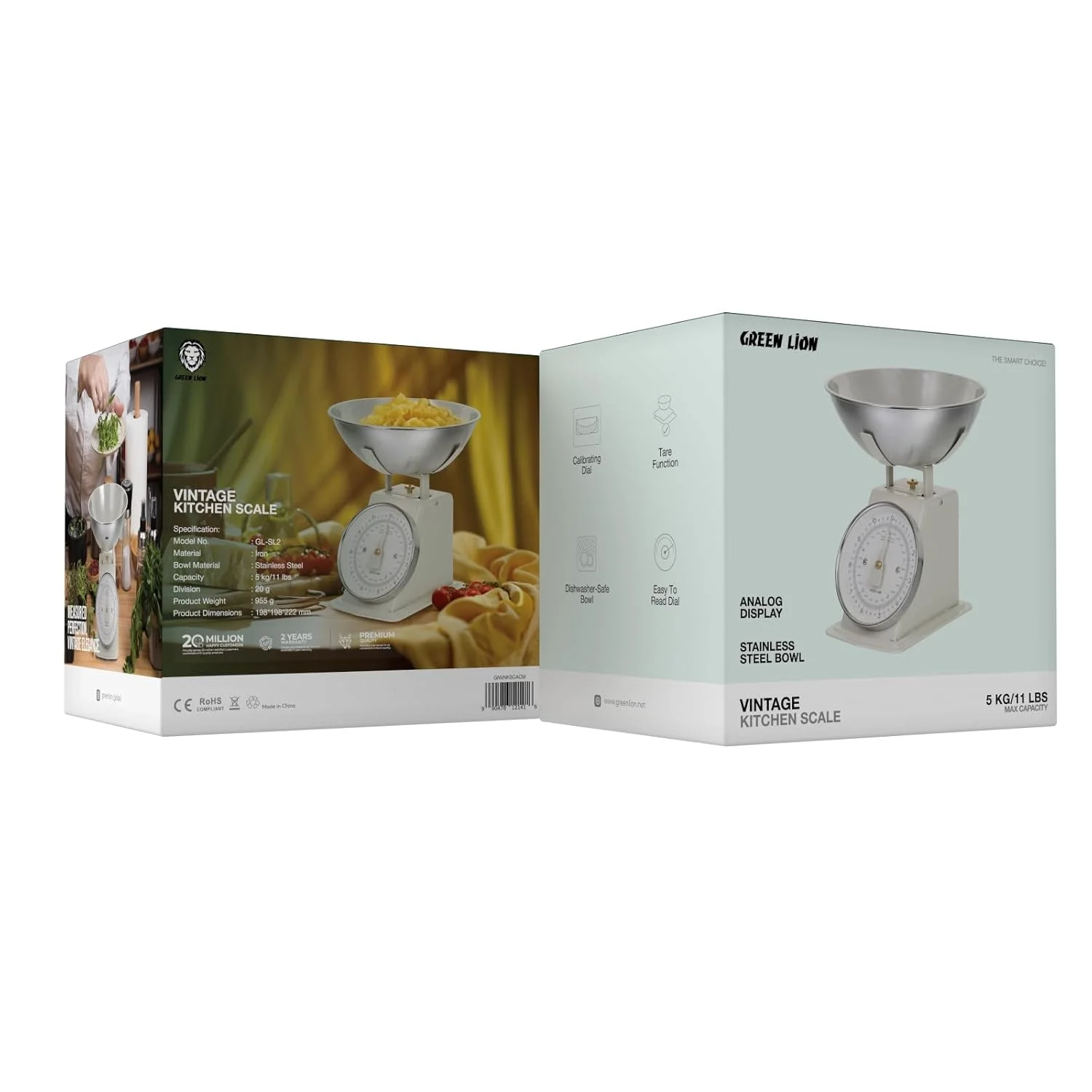 ترازوی آشپزخانه قدیمی گرین لاین، کاسه استیل ضد زنگ، نمایشگر آنالوگ، ظرفیت 5 کیلوگرم/11 پوند، صفحه نمایش با قابلیت خواندن آسان، عملکرد تارا، صفحه کالیبراسیون، کاسه قابل شستشو در ماشین ظرفشویی - کرم ترازوی آشپزخانه قدیمی گرین لاین، کاسه استیل ضد زنگ، نمایشگر آنالوگ، ظرفیت 5 کیلوگرم/11 پوند، صفحه نمایش با قابلیت خواندن آسان، عملکرد تارا، صفحه کالیبراسیون، کاسه قابل شستشو در ماشین ظرفشویی - کرم