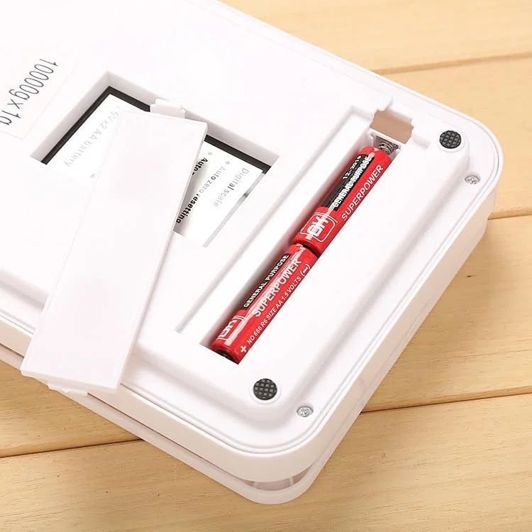 ترازوی دیجیتال آشپزخانه | ظرفیت 10 کیلوگرم | دقت 1 گرم | عملکرد تارا | مدل SF-400A | سفید