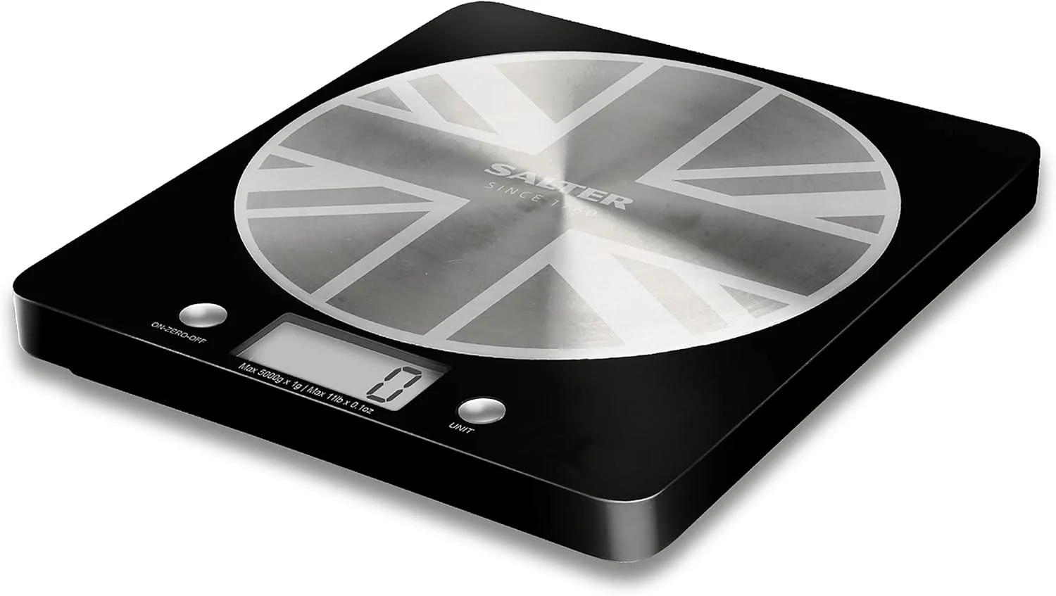 ترازوی آشپزخانه الکترونیکی سالتر مدل 1036 BKSSDR - ترازوی دیجیتال پخت و پز با ظرفیت 5 کیلوگرم، ترازوی توزین مواد غذایی با صفحه دیسکی استیل ضد زنگ، نمایشگر LCD، عملکرد افزودن و وزن کردن/صفر کردن، اندازه گیری مایعات ترازوی آشپزخانه الکترونیکی سالتر مدل 1036 BKSSDR - ترازوی دیجیتال پخت و پز با ظرفیت 5 کیلوگرم، ترازوی توزین مواد غذایی با صفحه دیسکی استیل ضد زنگ، نمایشگر LCD، عملکرد افزودن و وزن کردن/صفر کردن، اندازه گیری مایعات