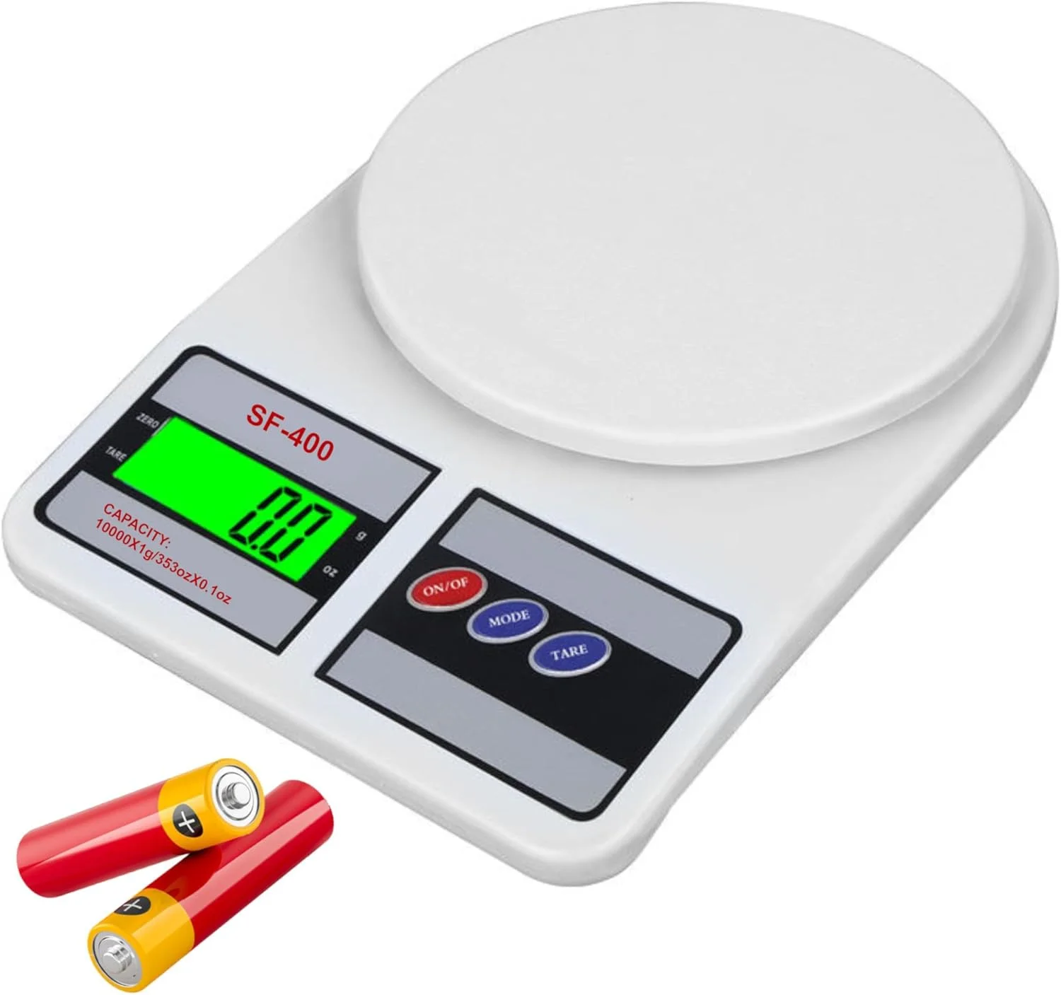 ترازوی آشپزخانه دیجیتال الکترونیکی با باتری AAA