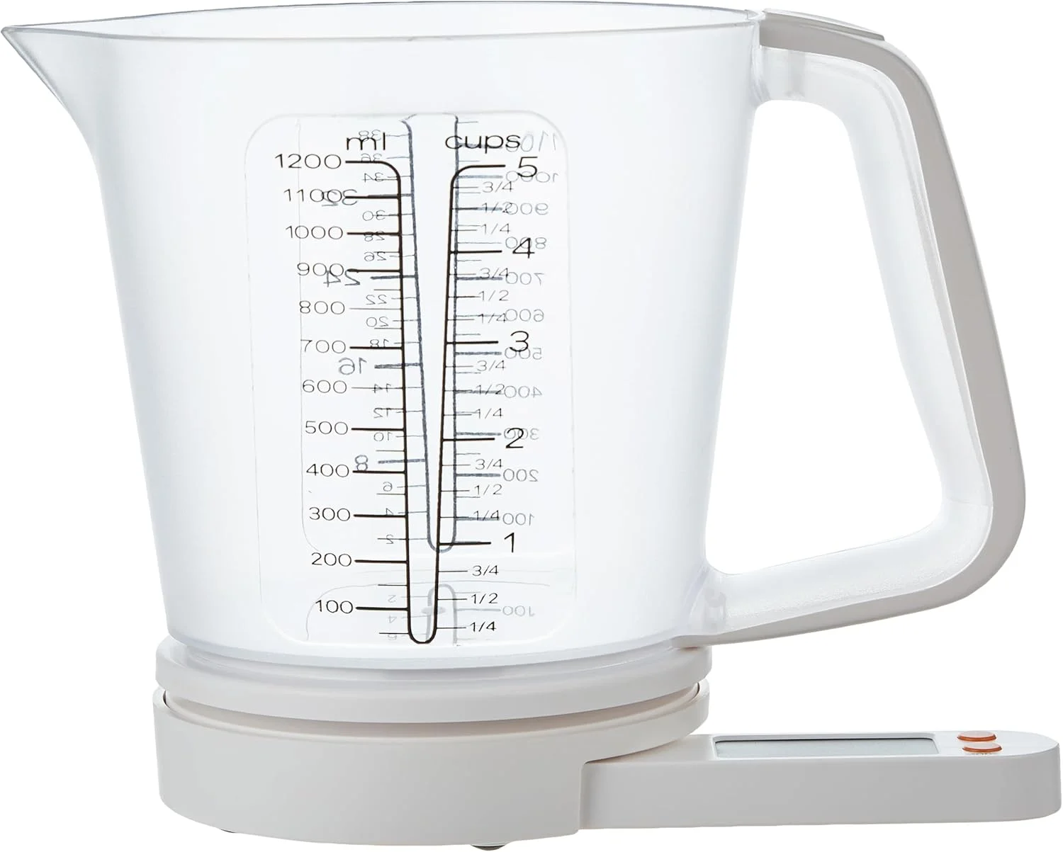 ترازوی آشپزخانه جیپاس با پیمانه اندازه گیری | دارای صفحه نمایش LED با اعداد روشن | ظرفیت: 5 کیلوگرم ترازوی آشپزخانه جیپاس با پیمانه اندازه گیری | دارای صفحه نمایش LED با اعداد روشن | ظرفیت: 5 کیلوگرم