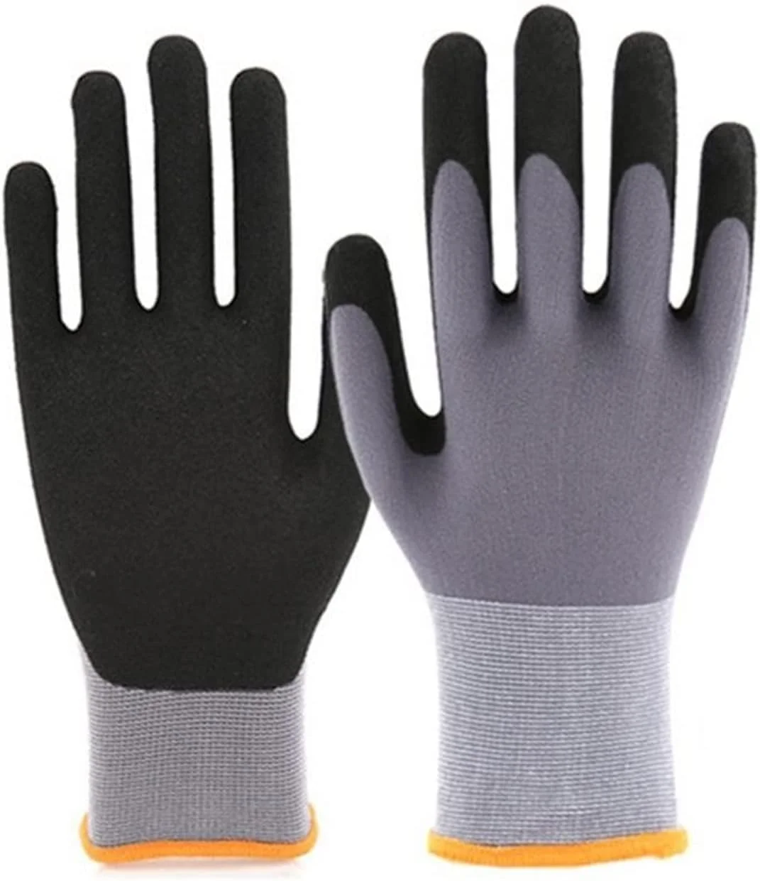 دستکش جوشکاری HBEIDAHUANG، دستکش های ضد لغزش، دستکش کار نایلونی، محافظت از کار میناکاری، دستکش های مقاوم در برابر سایش و ساخت و ساز مکانیکی. (رنگ: S)