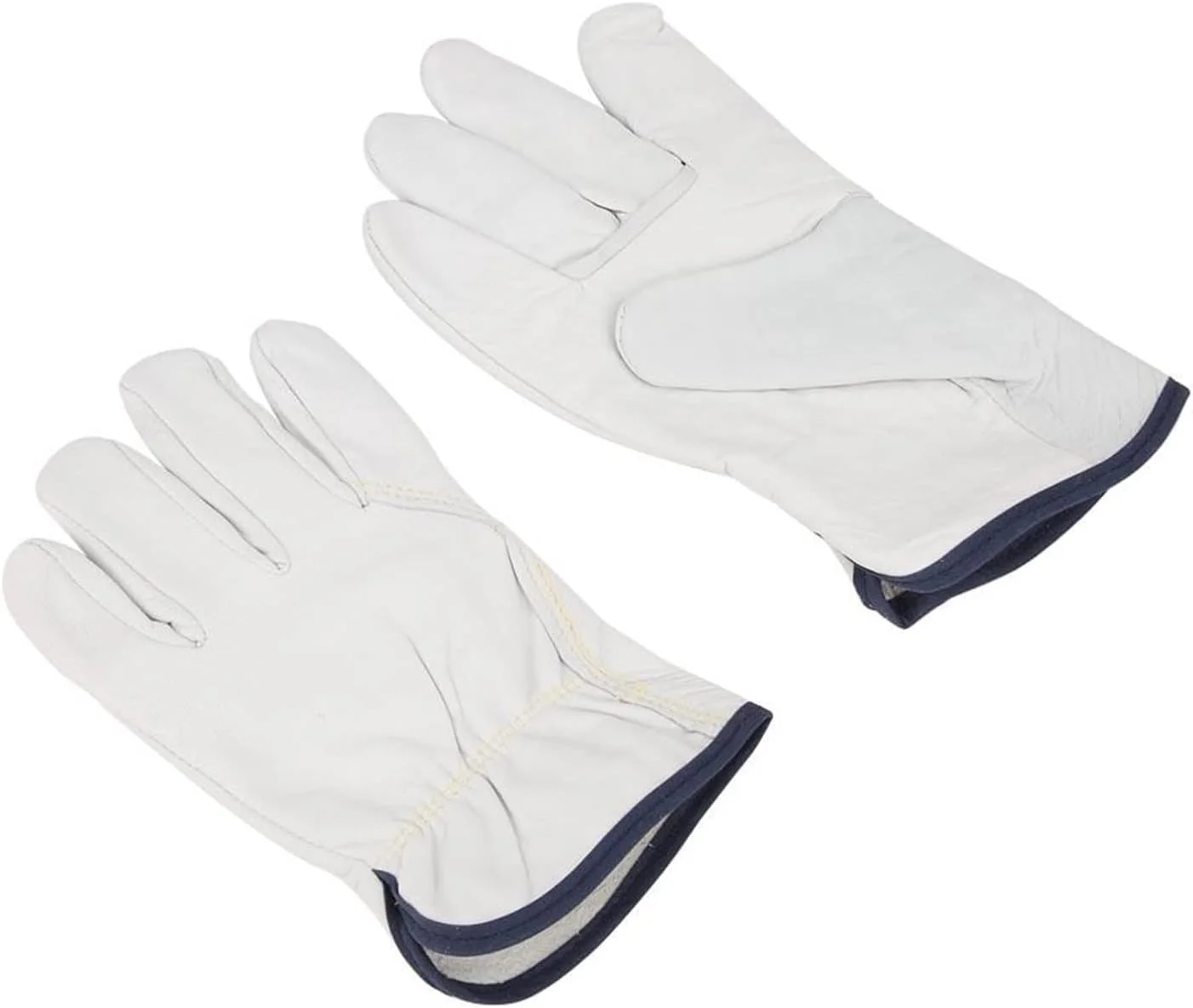 دستکش جوشکاری HBEIDAHUANG، 2 عدد دستکش چرمی محافظ کار جوشکار، دستکش کار باغبانی، محافظت در برابر عملیات دمای بالا، تعمیر خودرو