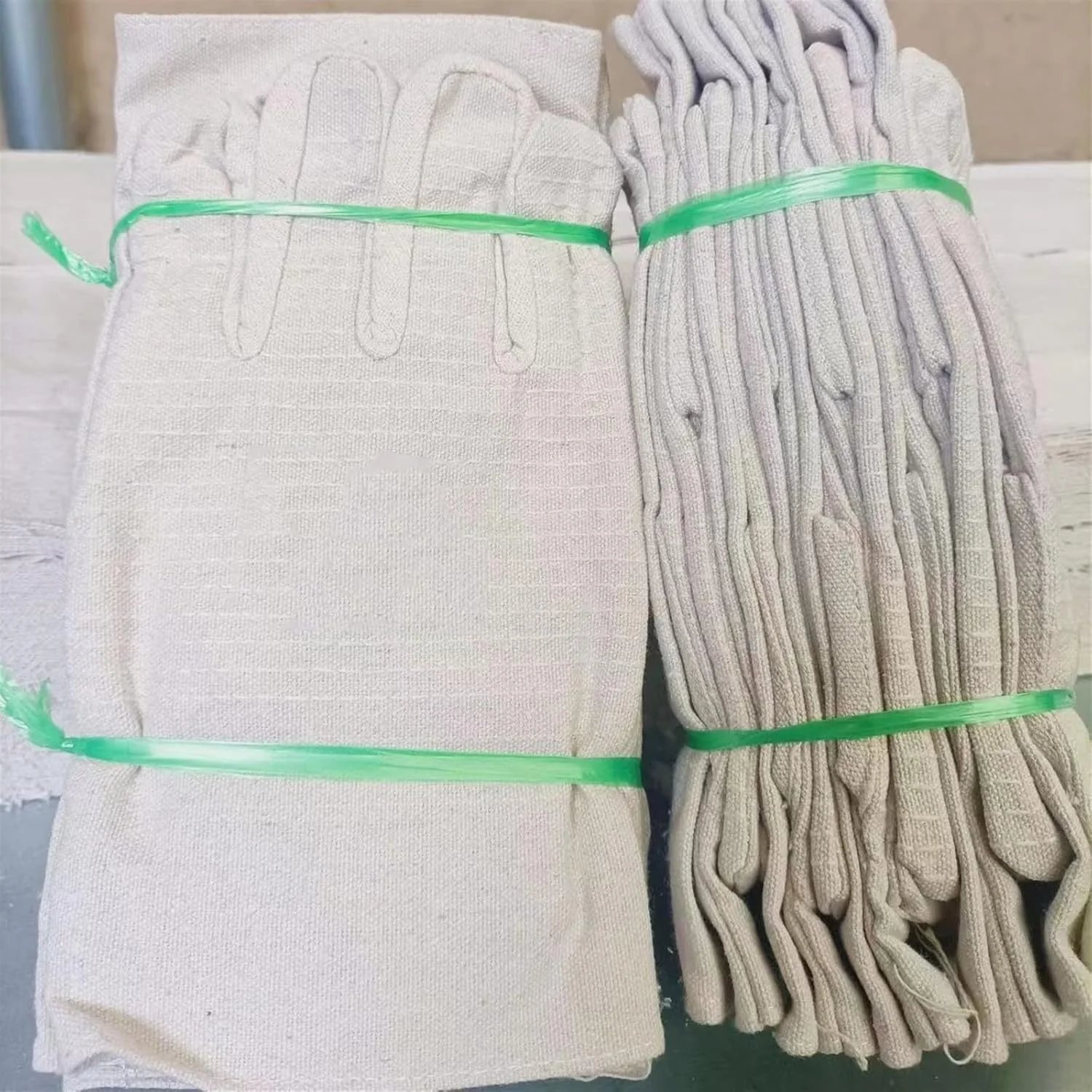 دستکش جوشکاری WANAM، 3 عدد دستکش برزنتی دوبل، دستکش محافظ ماشین آلات صنعتی، مقاوم در برابر سایش، ضخیم و مقاوم در برابر سایش