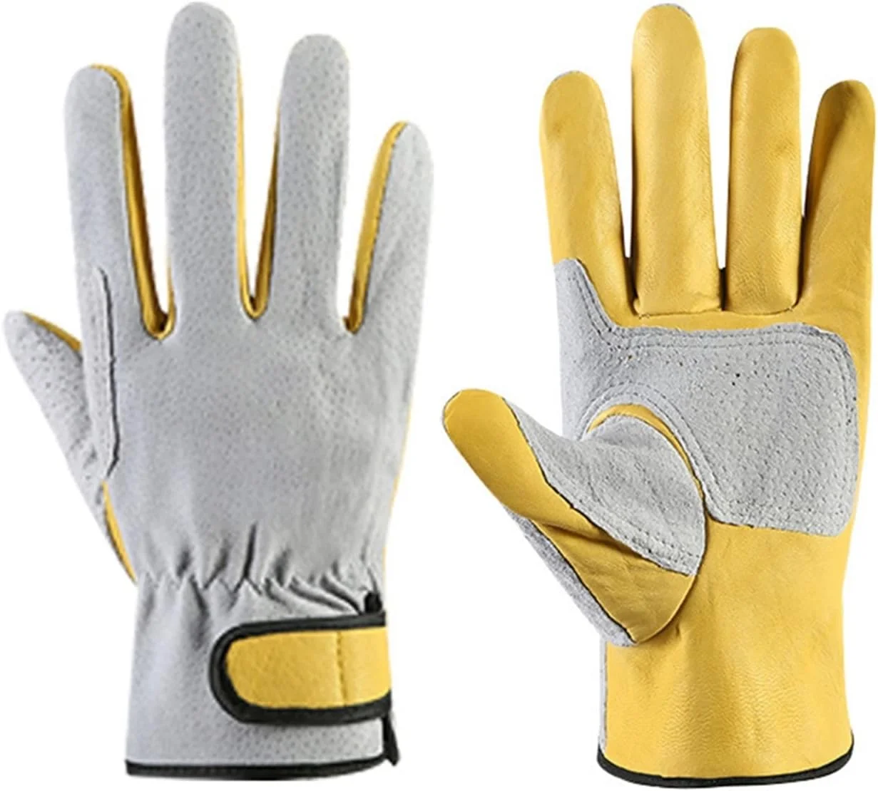 دستکش جوشکاری WANAM، 2 عدد، محافظت از ایمنی در رانندگی، مناسب برای رانندگی، کشاورزی، باغ، ماشین آلات