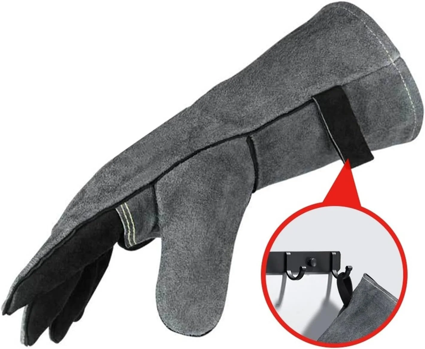 دستکش جوشکاری HBEIDAHUANG، 2 عدد، مناسب برای اجاق گاز ترموکوپل، فر، باربیکیو، گریل، حفظ حرارت، ساخته شده از چرم، مناسب برای آهنگری و جوشکاری. دستکش جوشکاری HBEIDAHUANG، 2 عدد، مناسب برای اجاق گاز ترموکوپل، فر، باربیکیو، گریل، حفظ حرارت، ساخته شده از چرم، مناسب برای آهنگری و جوشکاری.