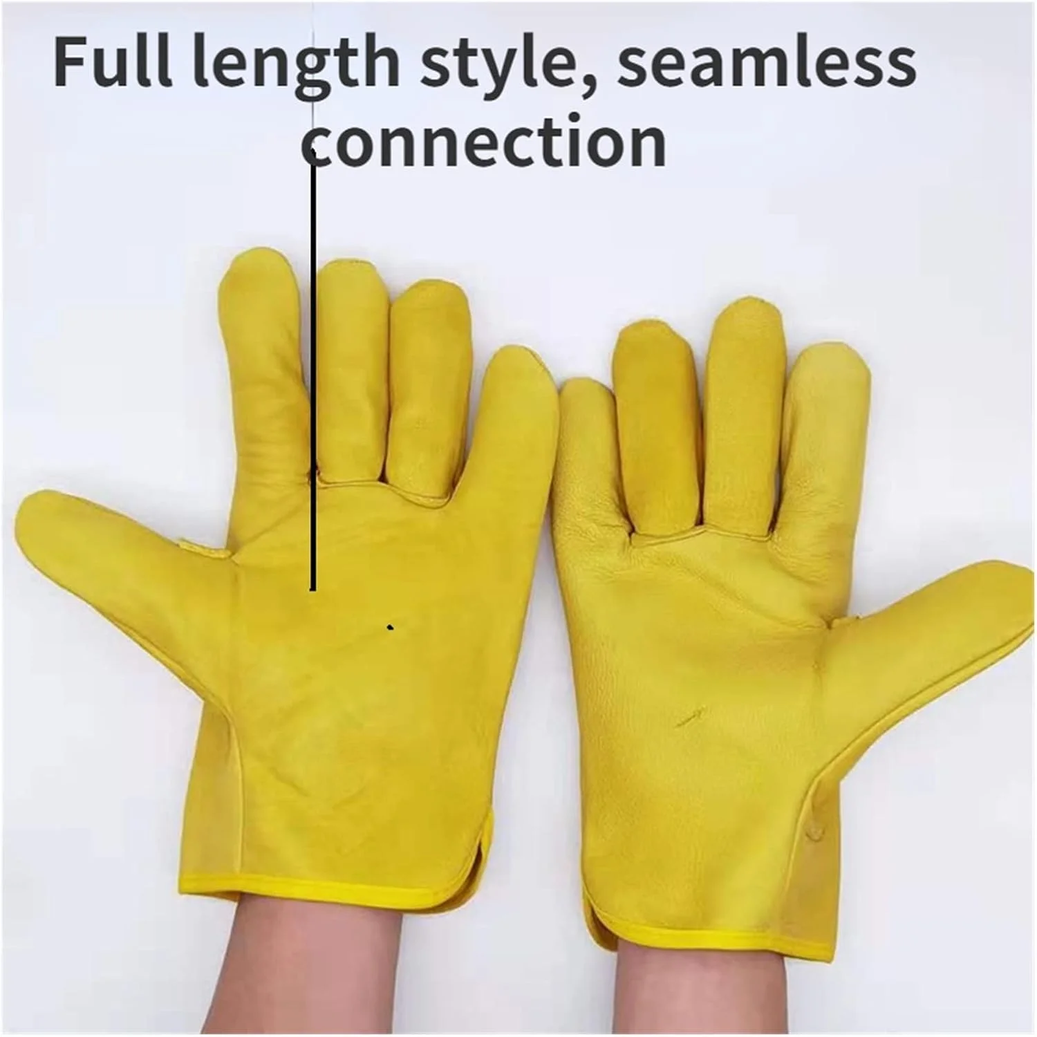 دستکش جوشکاری چرمی PEHUB، دستکش کار، محافظ ایمنی، لباس کار، دستکش جوشکاری مردانه، دستکش برش، جوشکار، جوشکاری مقاوم در برابر حرارت و شعله