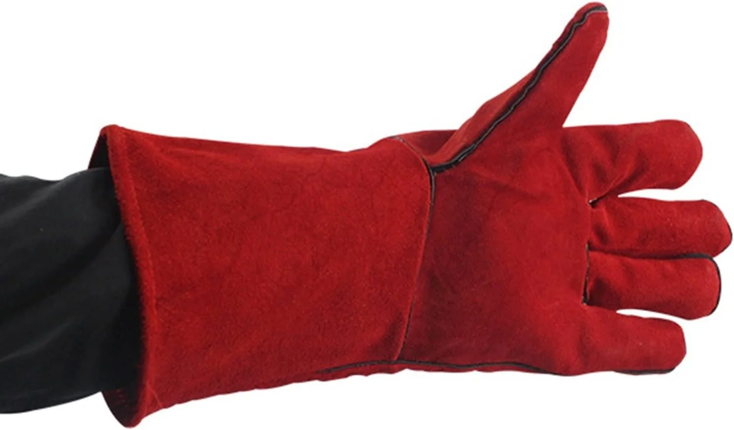 دستکش های جوشکاری HBEIDAHUANG دستکش های جوشکاری دوبل برای باربیکیو، اجاق گاز، چرم، پردازش و نگهداری ماشین های برش استفاده می شود دستکش های جوشکاری HBEIDAHUANG دستکش های جوشکاری دوبل برای باربیکیو، اجاق گاز، چرم، پردازش و نگهداری ماشین های برش استفاده می شود