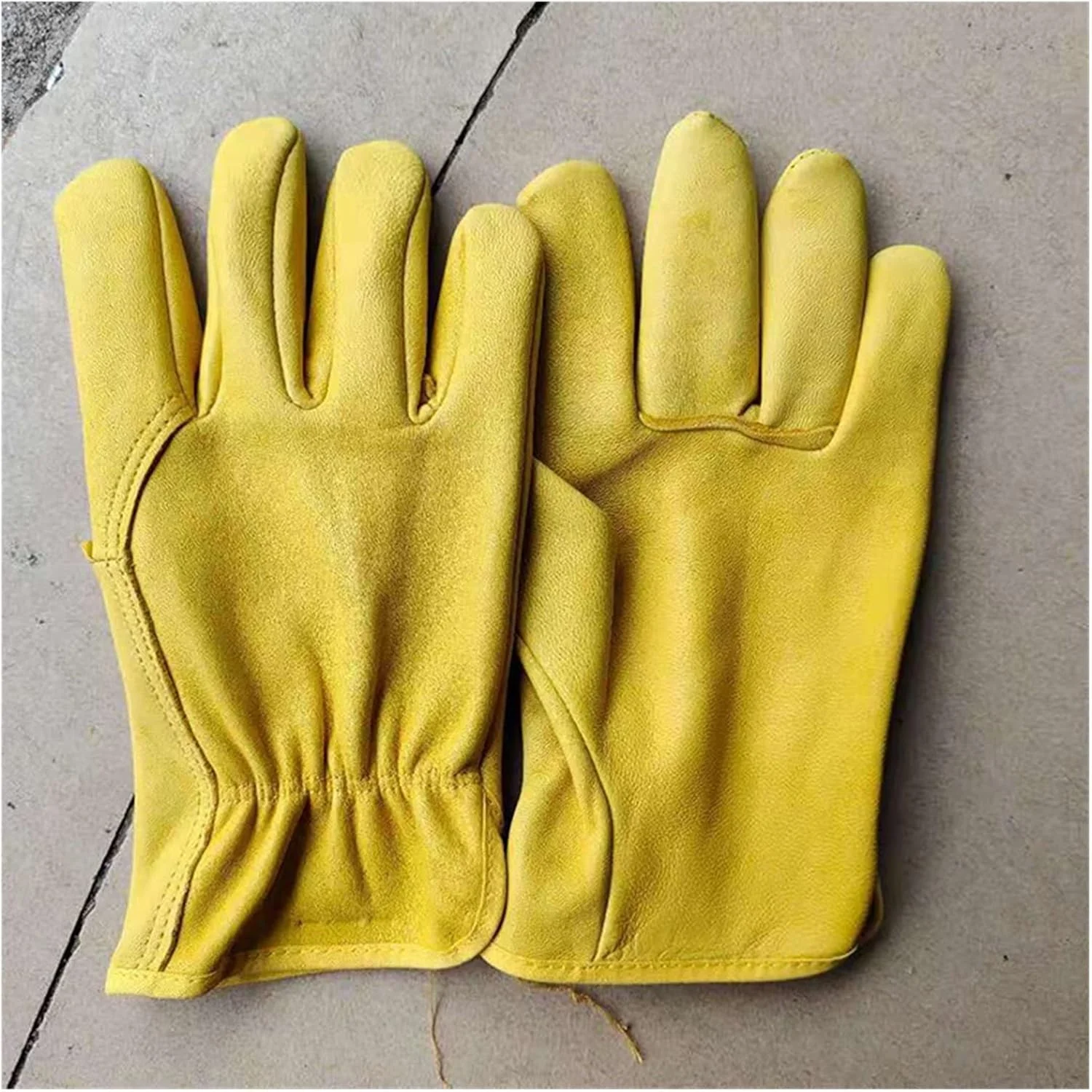 دستکش جوشکاری چرمی PEHUB، دستکش کار، محافظ ایمنی، لباس کار، دستکش جوشکاری مردانه، دستکش برش، جوشکار، جوشکاری مقاوم در برابر حرارت و شعله