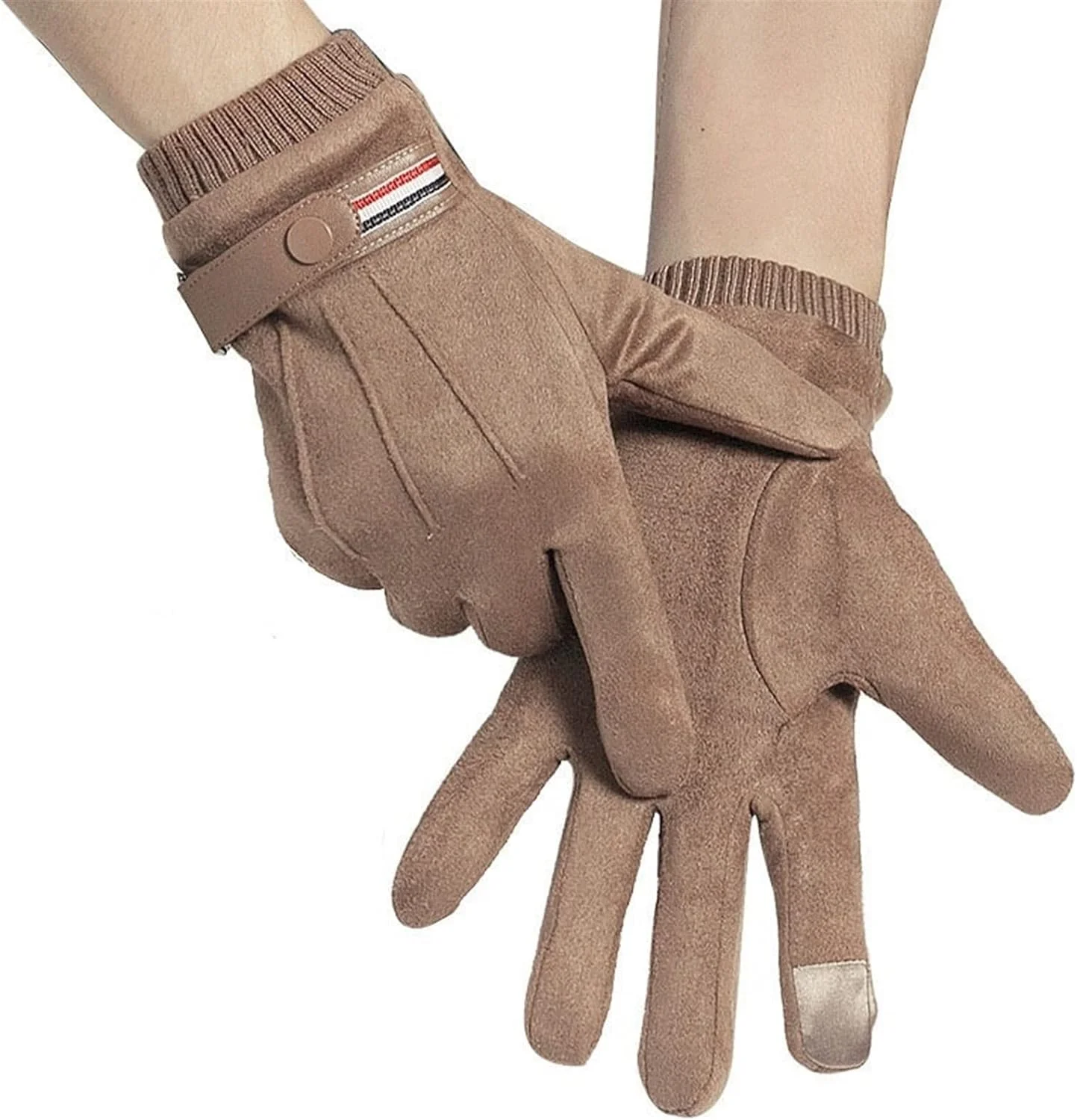 دستکش های جوشکاری LUCIY، 2 عدد، دستکش های ورزشی ضد لغزش، مناسب برای دسته های ضخیم رانندگی.