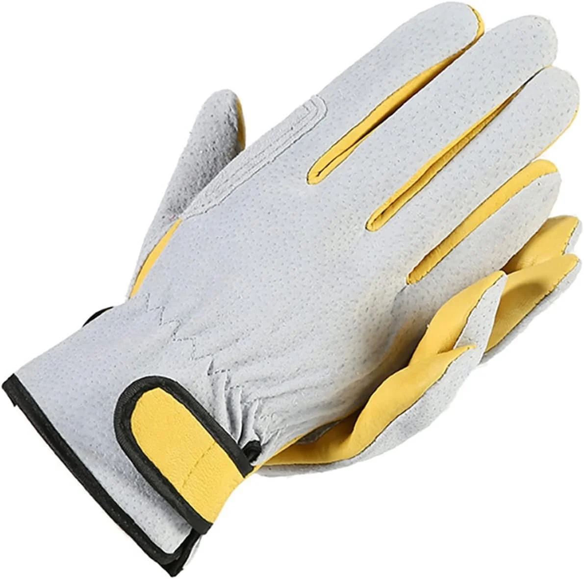 دستکش جوشکاری HBEIDAHUANG، 2 عدد دستکش، محافظت ایمنی در رانندگی، مناسب برای رانندگی، کشاورزی، باغ، ماشین آلات دستکش جوشکاری HBEIDAHUANG، 2 عدد دستکش، محافظت ایمنی در رانندگی، مناسب برای رانندگی، کشاورزی، باغ، ماشین آلات