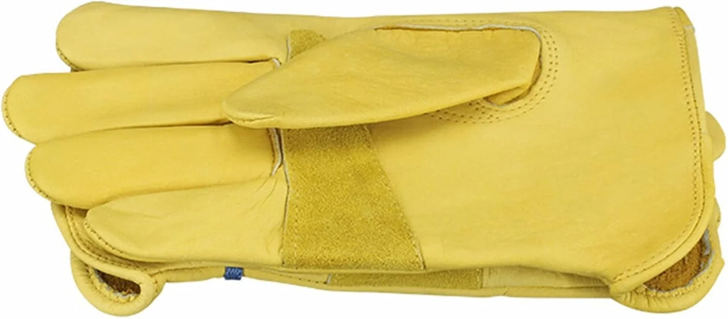 دستکش های جوشکاری LUCIY، دستکش های چرمی گاوی، محافظ انگشت نرم برای جوشکاری